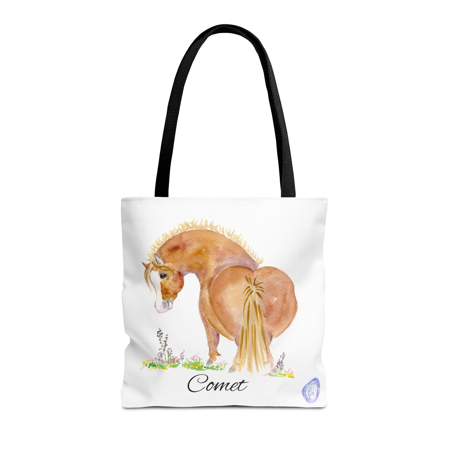 Adorable little Comet Tote Bag - Whimsical Equestrian Design