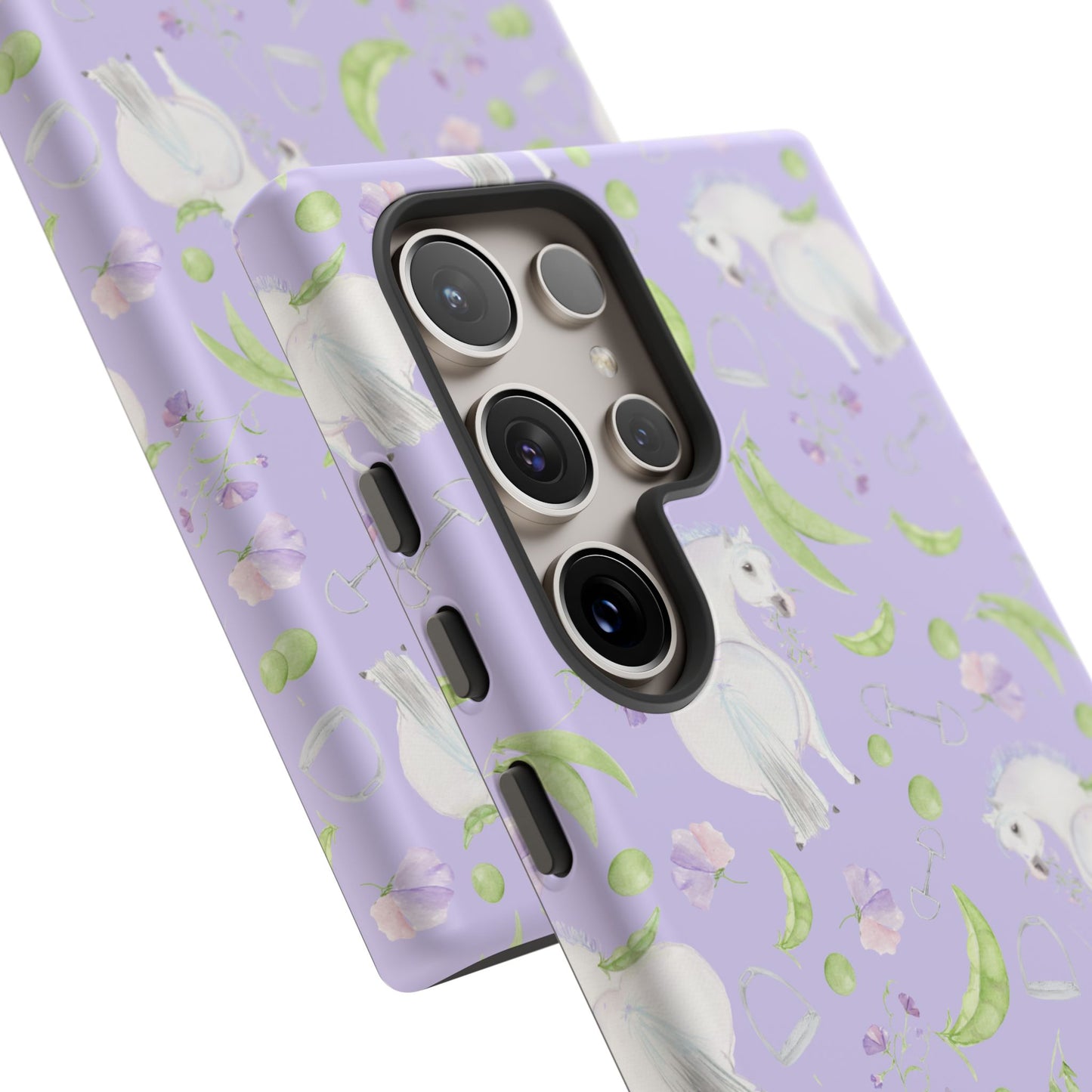 Adorable Pea Pod Lavendar   Tough Phone Cases