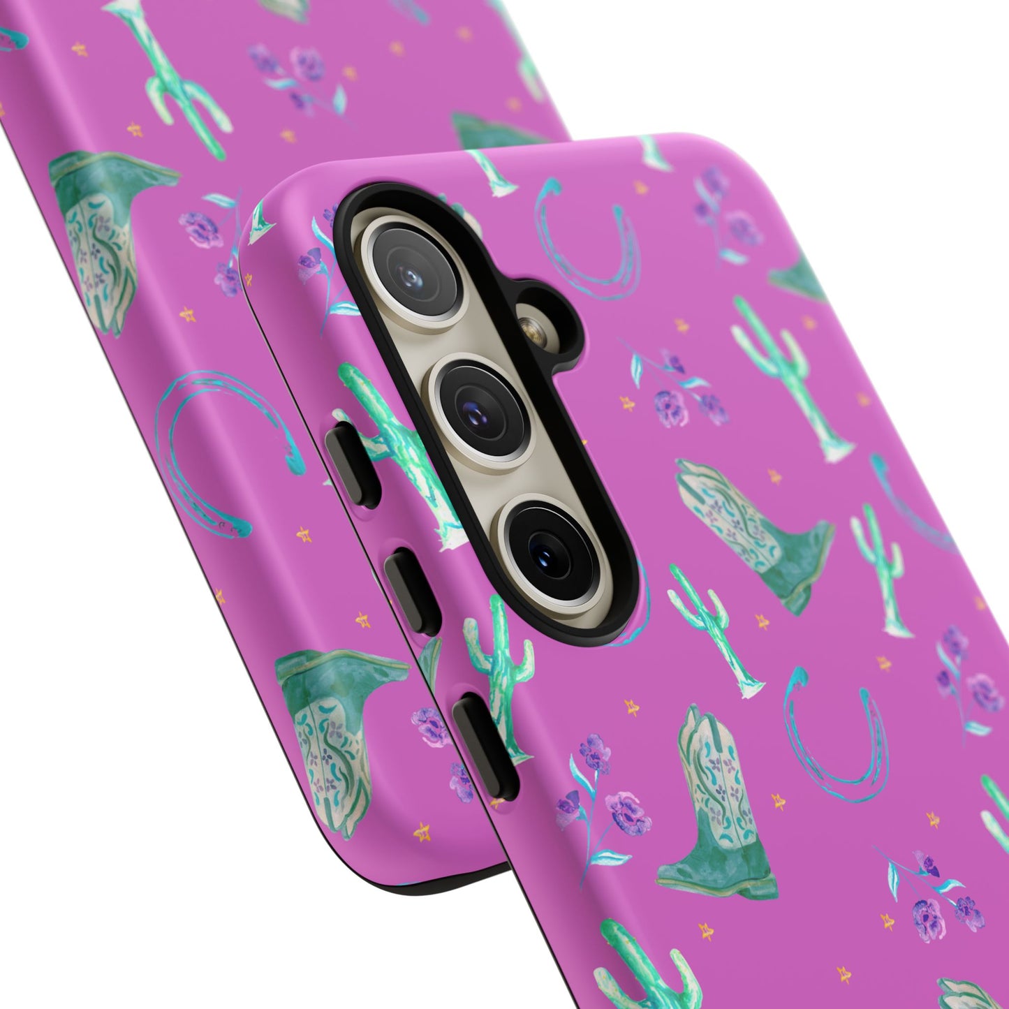 Lucky Boots in Pink Tough Phone Case