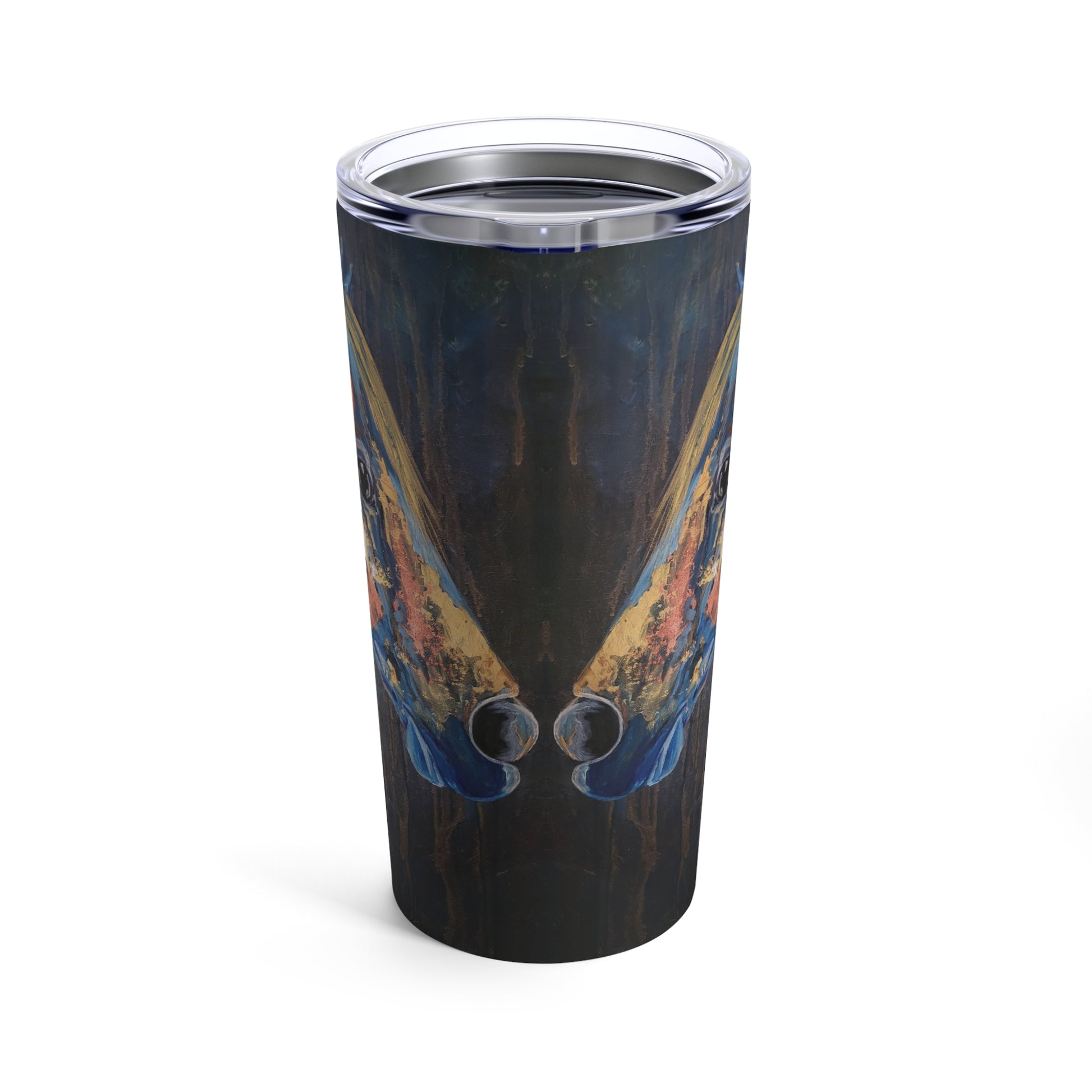 Love blue and Gold Tumbler 20oz - SonaEquestrian