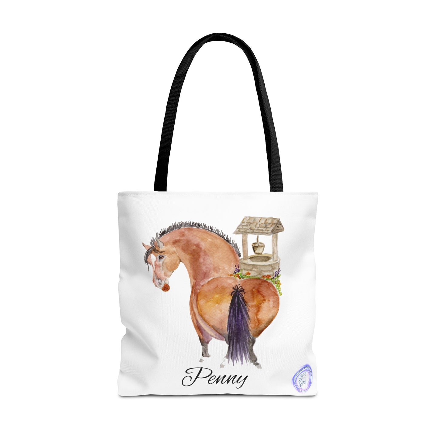 Adorable little Penny Tote Bag - Whimsical Equestrian Design