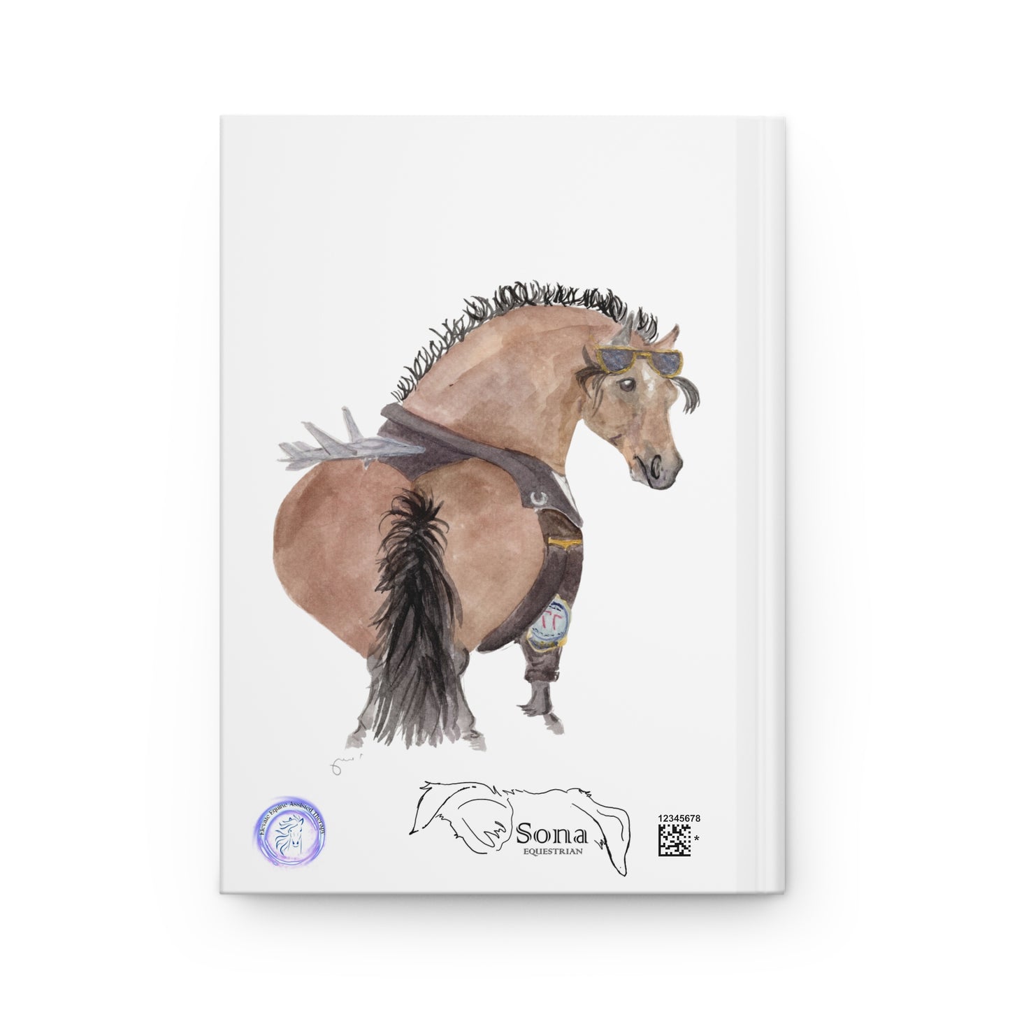 Hardcover Journal Matte -Adorable little Charlie