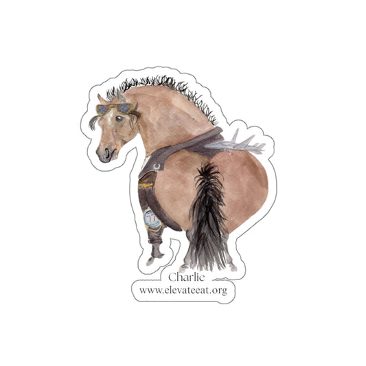 Adorable little Charlie Die-Cut Stickers