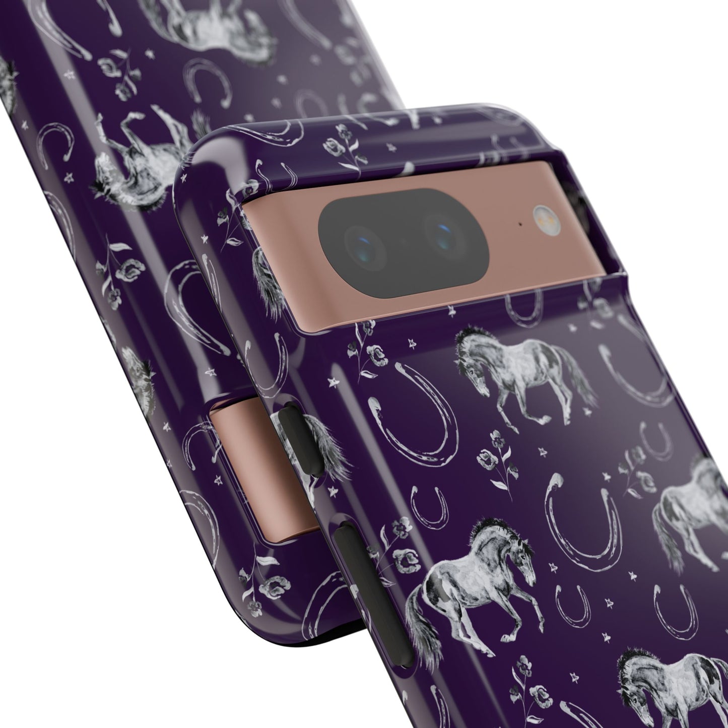 Lucky Mustang in Dark Purple Tough Phone Case