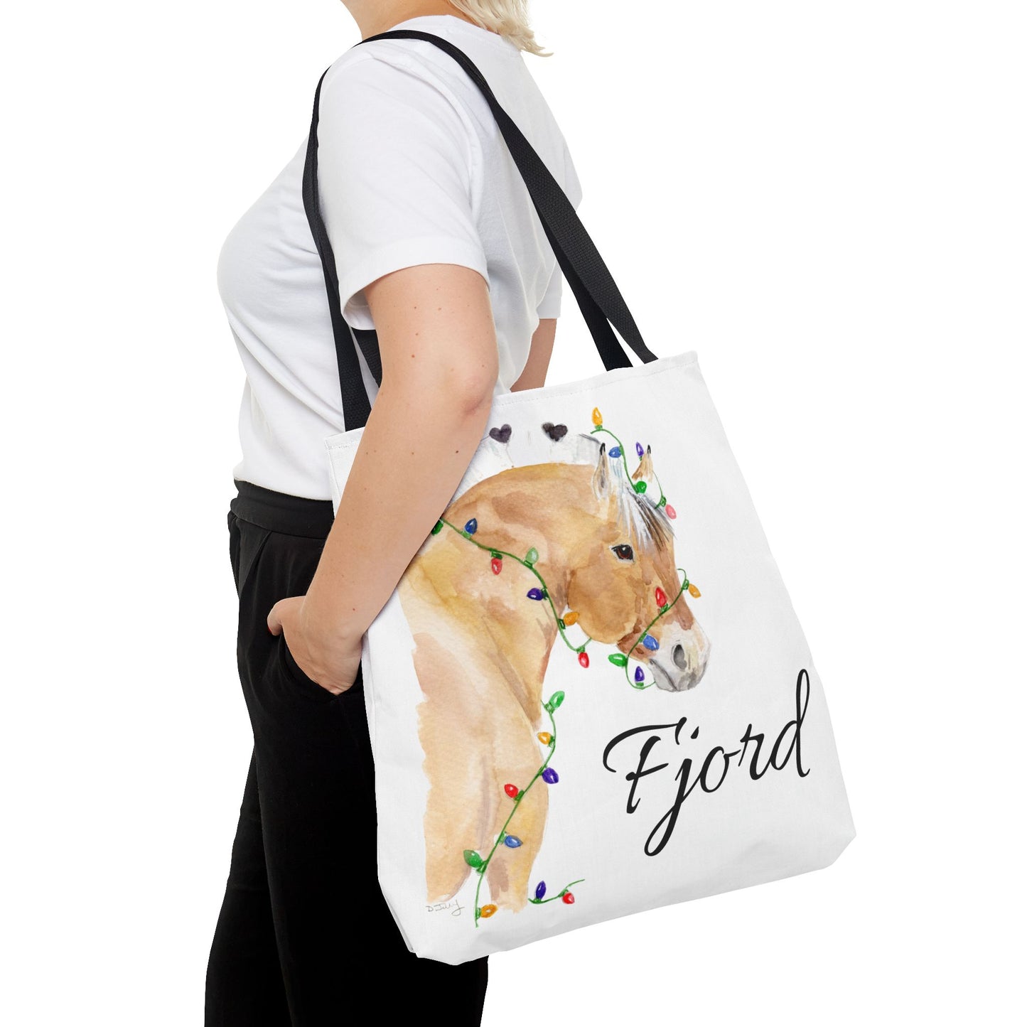 Lights and Love — Fjord Horse Tote Bag