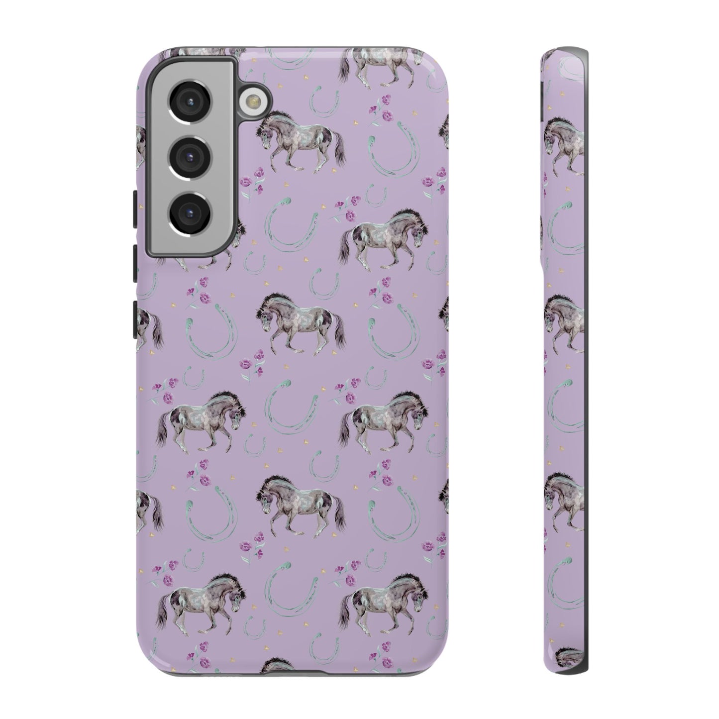 Lucky Mustangs in Lavender Tough Phone Case