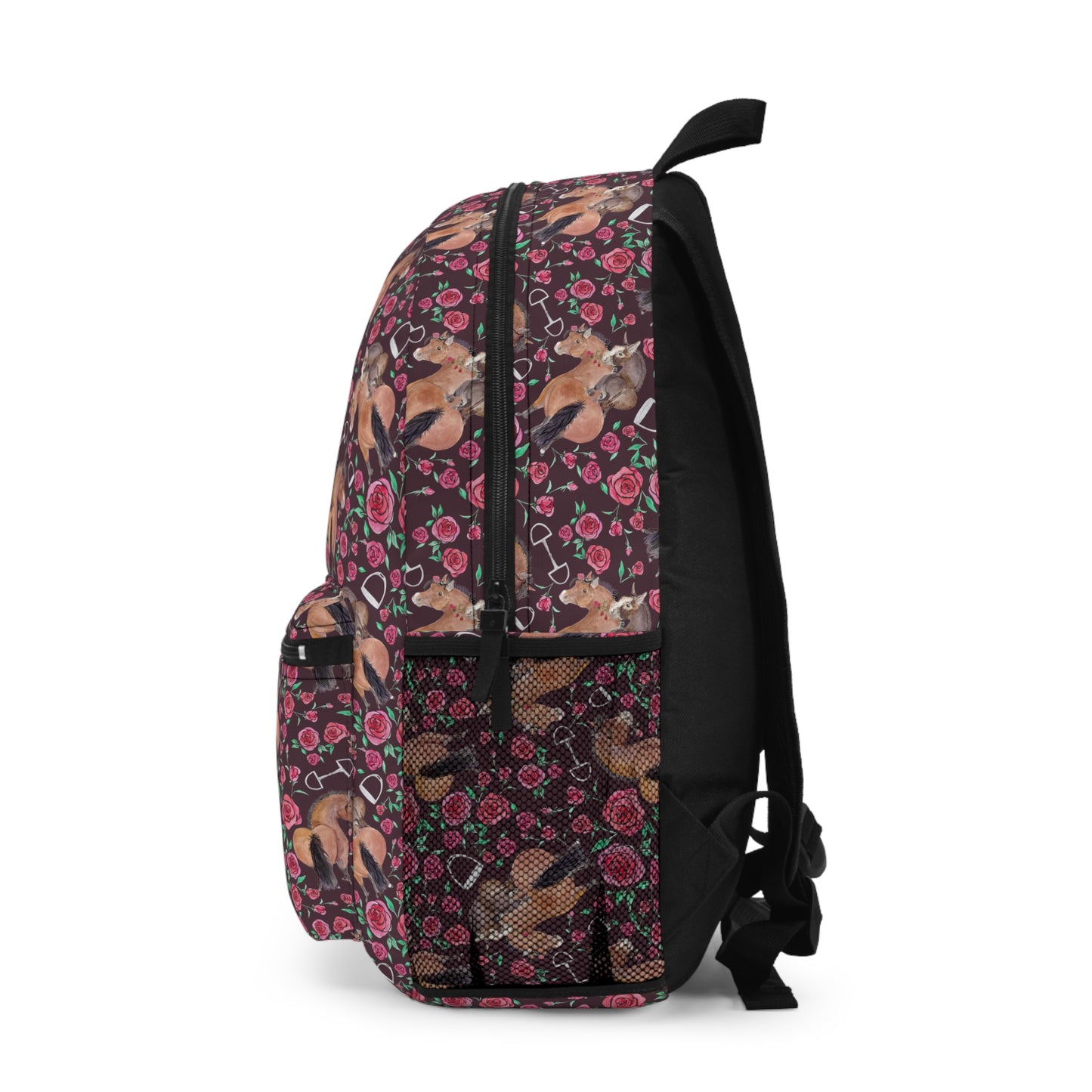 Adorable Rose and RIco   Backpack- brown