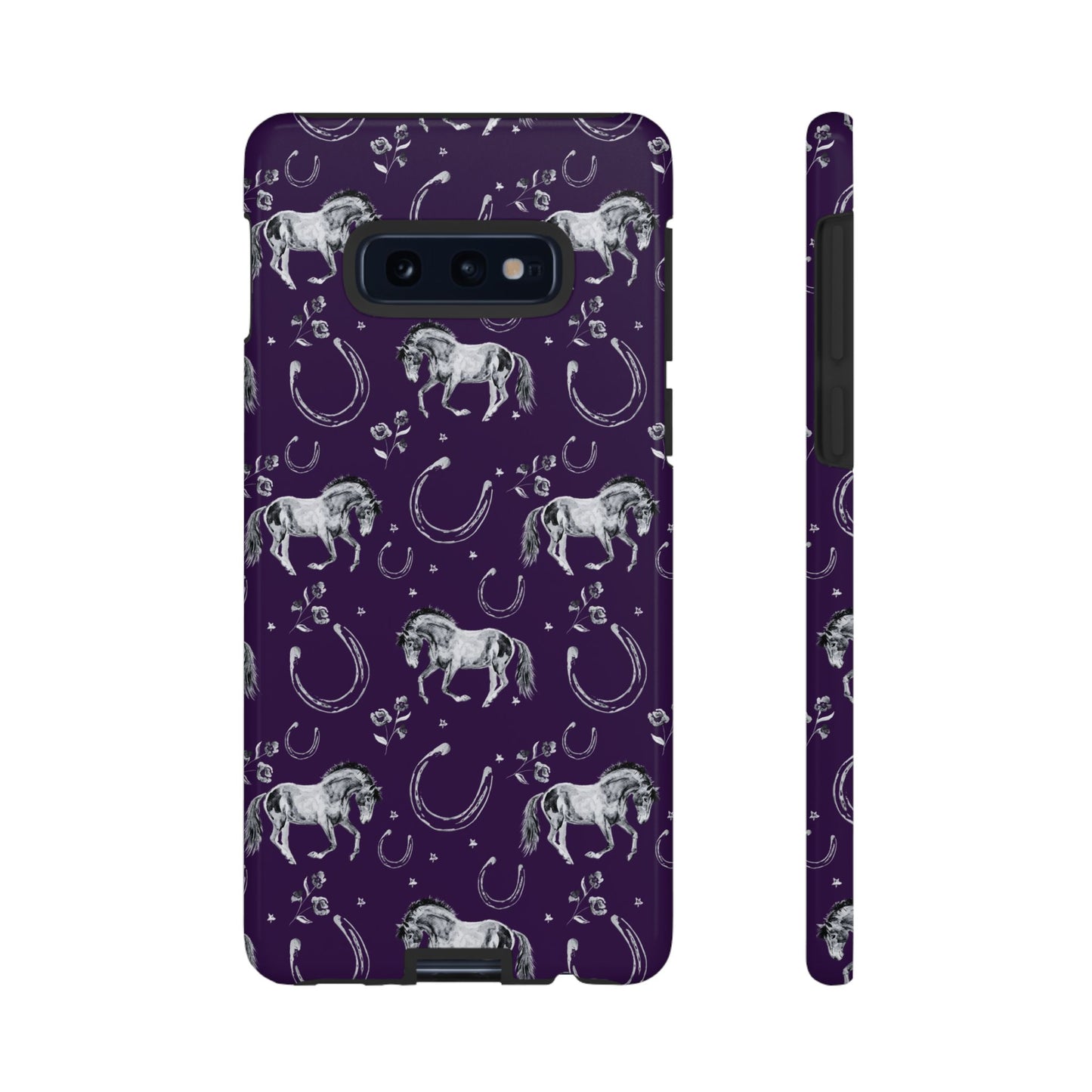 Lucky Mustang in Dark Purple Tough Phone Case