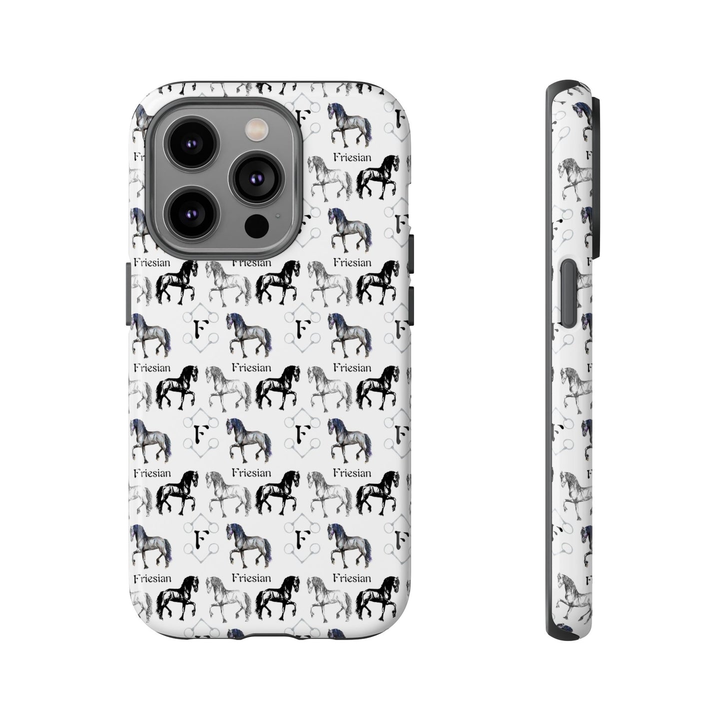 F is for Friesian Tough Phone Case