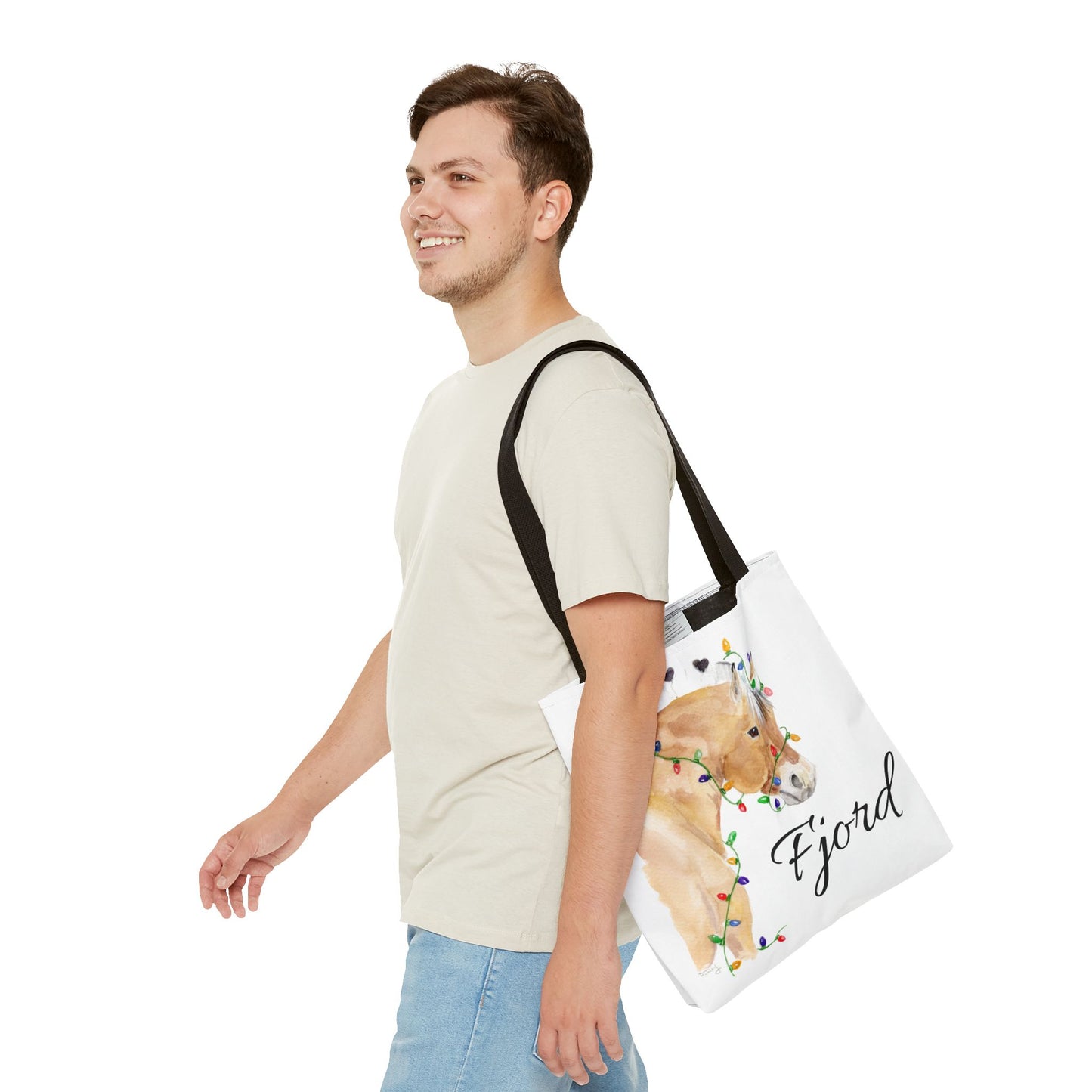 Lights and Love — Fjord Horse Tote Bag