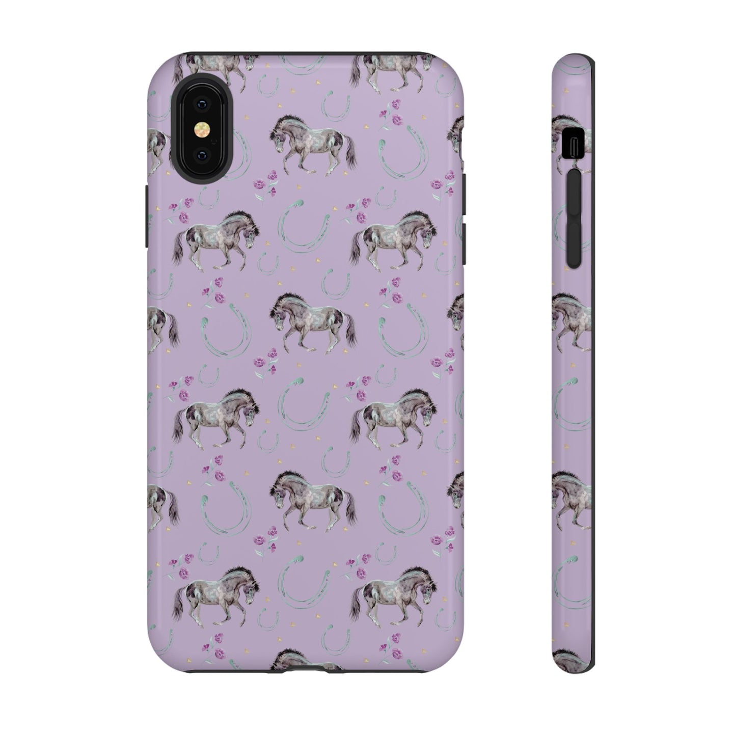 Lucky Mustangs in Lavender Tough Phone Case