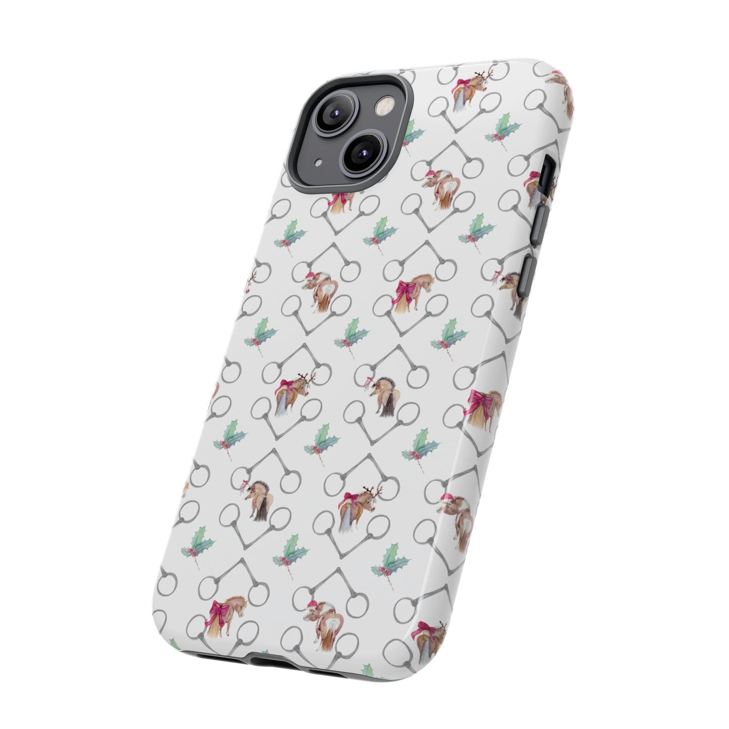 Adorable Ponies and holly Tough Phone Cases