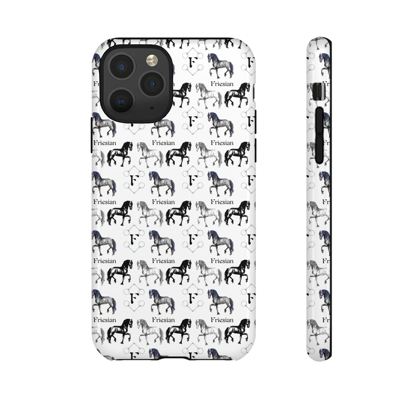 F is for Friesian Tough Phone Case