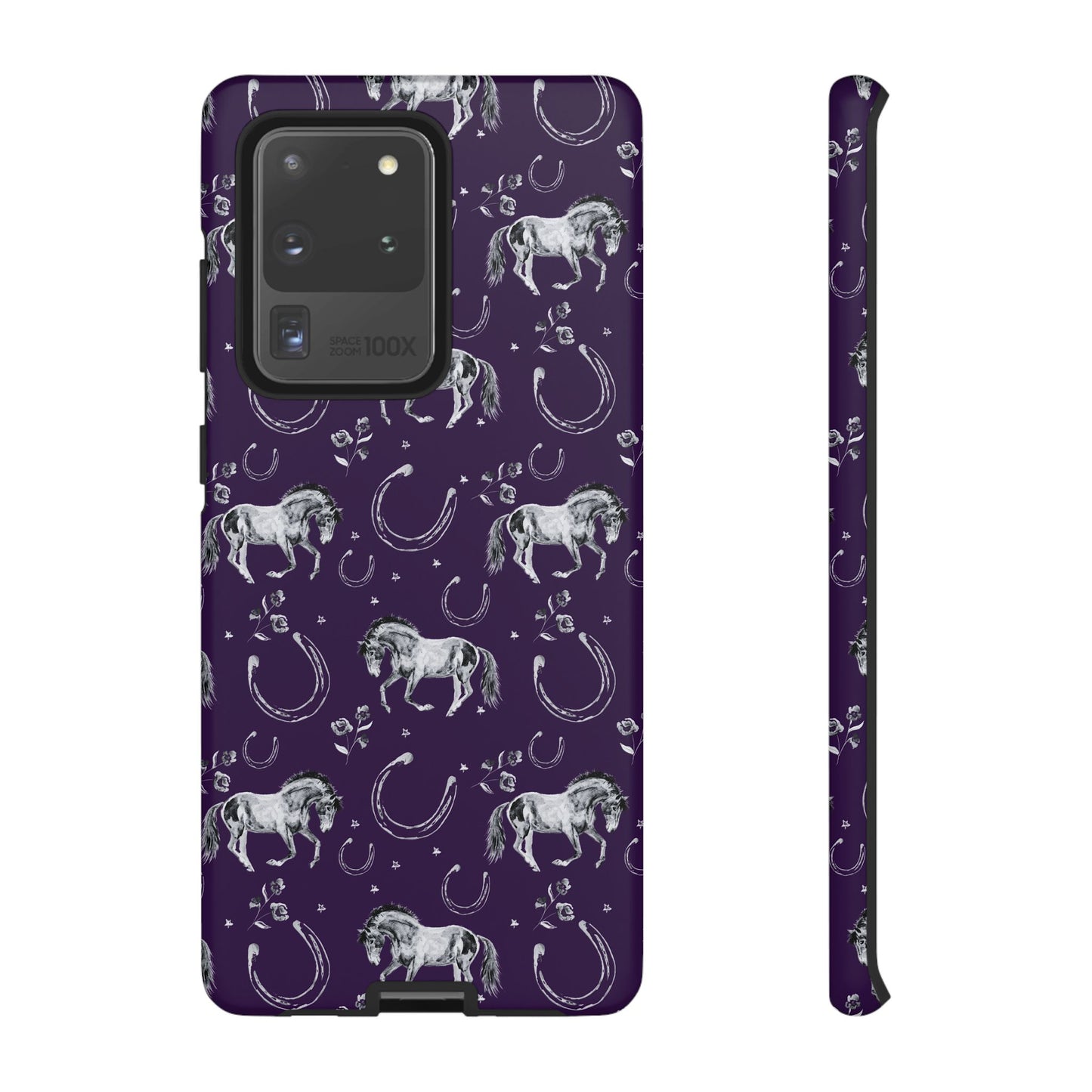 Lucky Mustang in Dark Purple Tough Phone Case