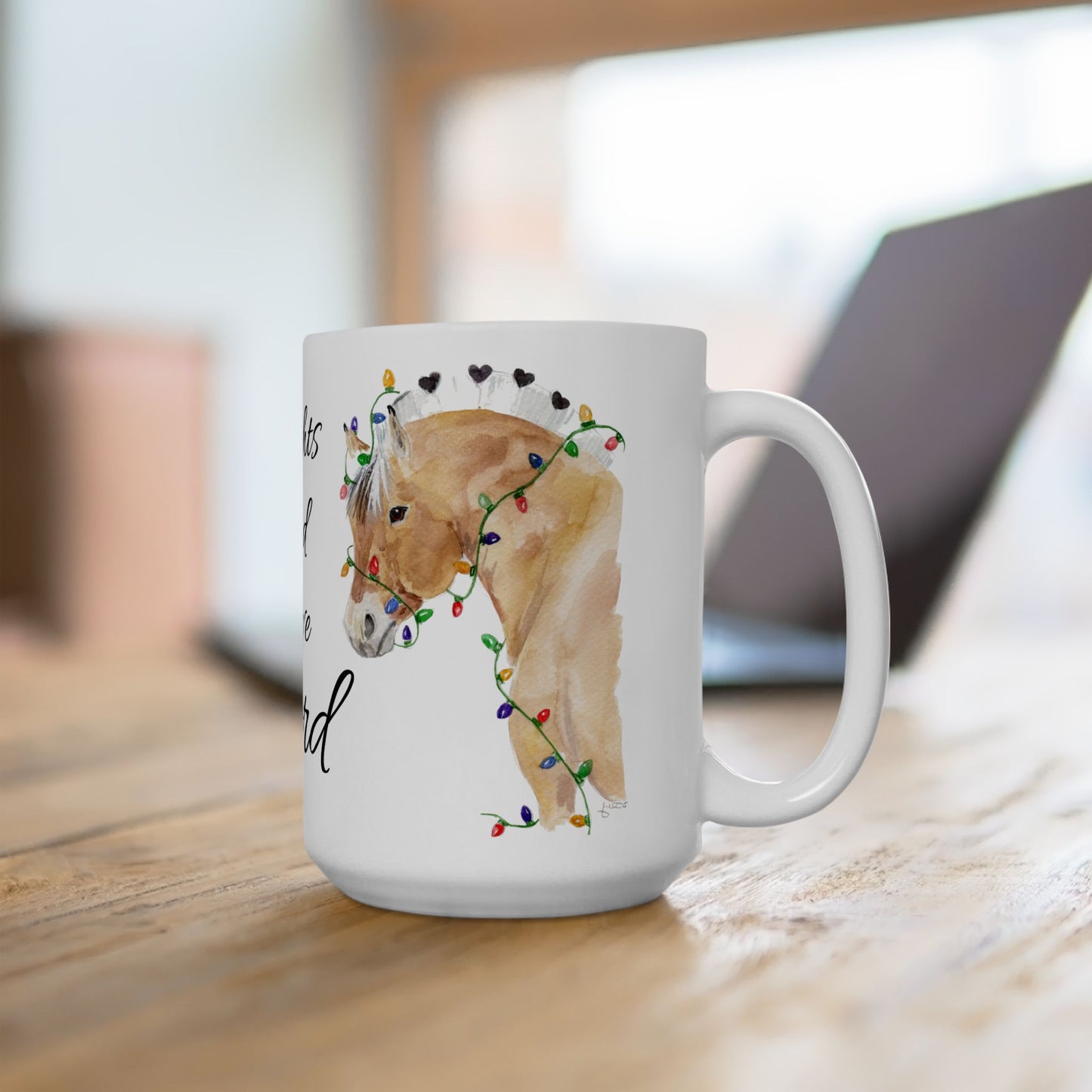 Lights and Love — Fjord Horse Mug