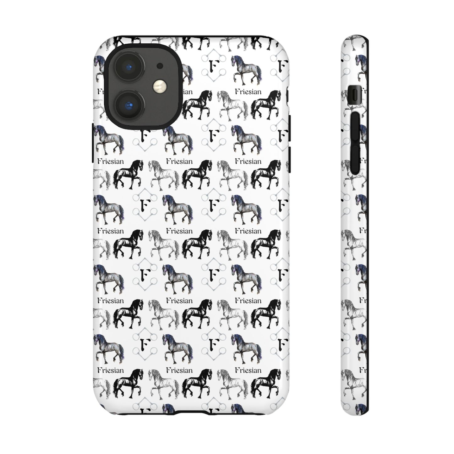 F is for Friesian Tough Phone Case