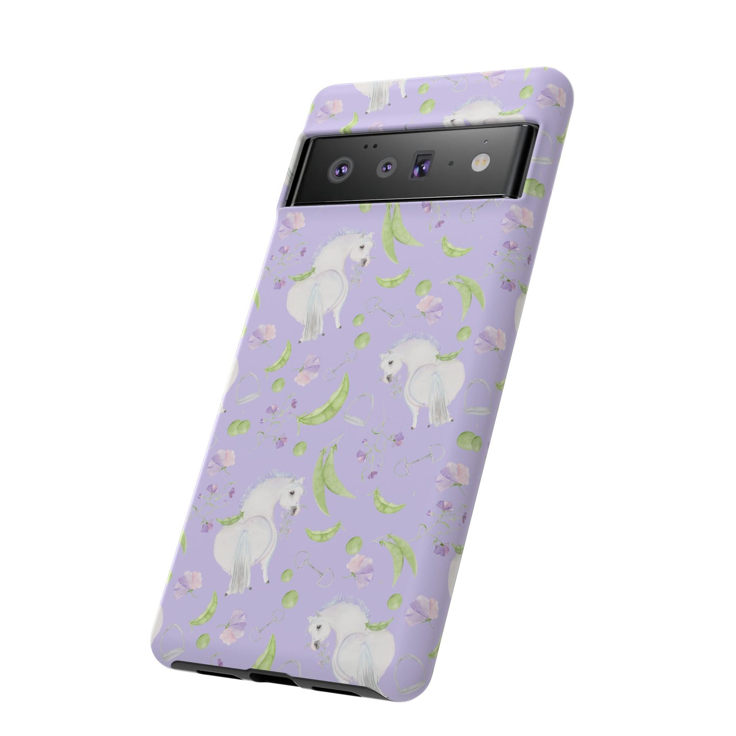 Adorable Pea Pod Lavendar   Tough Phone Cases