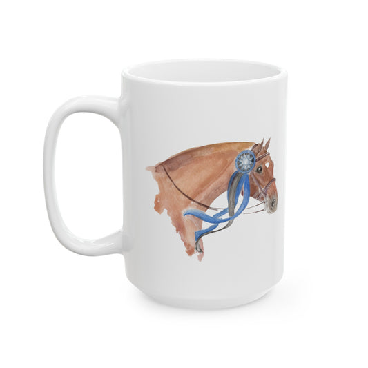 Calvin Regal in Royal  Ceramic Mug, (11oz, 15oz)