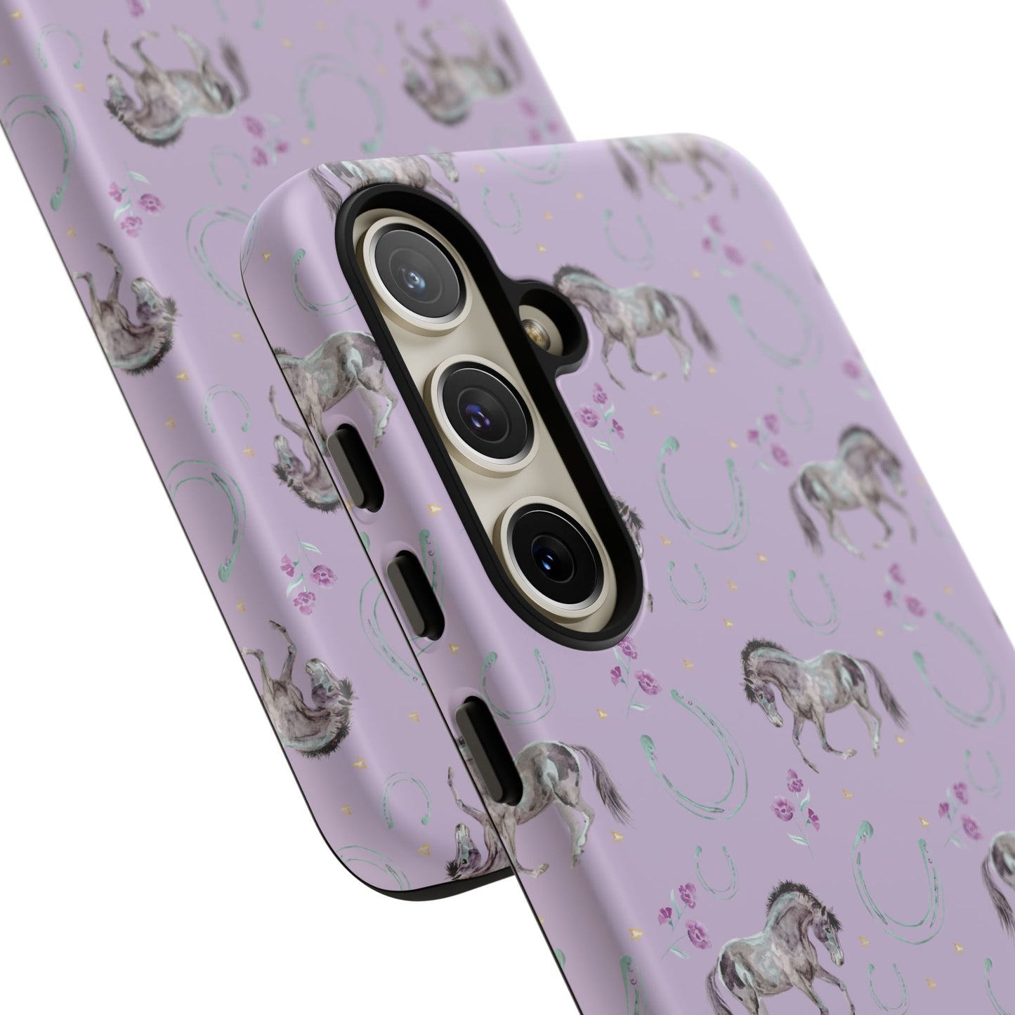 Lucky Mustangs in Lavender Tough Phone Case