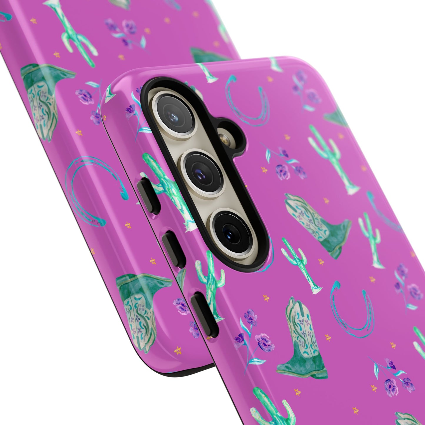 Lucky Boots in Pink Tough Phone Case