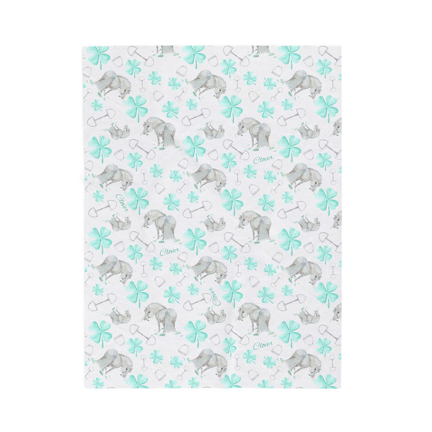 Plush Blanket Adorable Little Clover