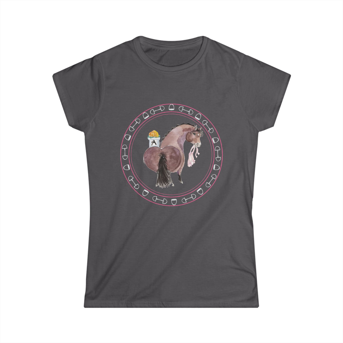 Women's Softstyle Tee-  Adorable Dressage