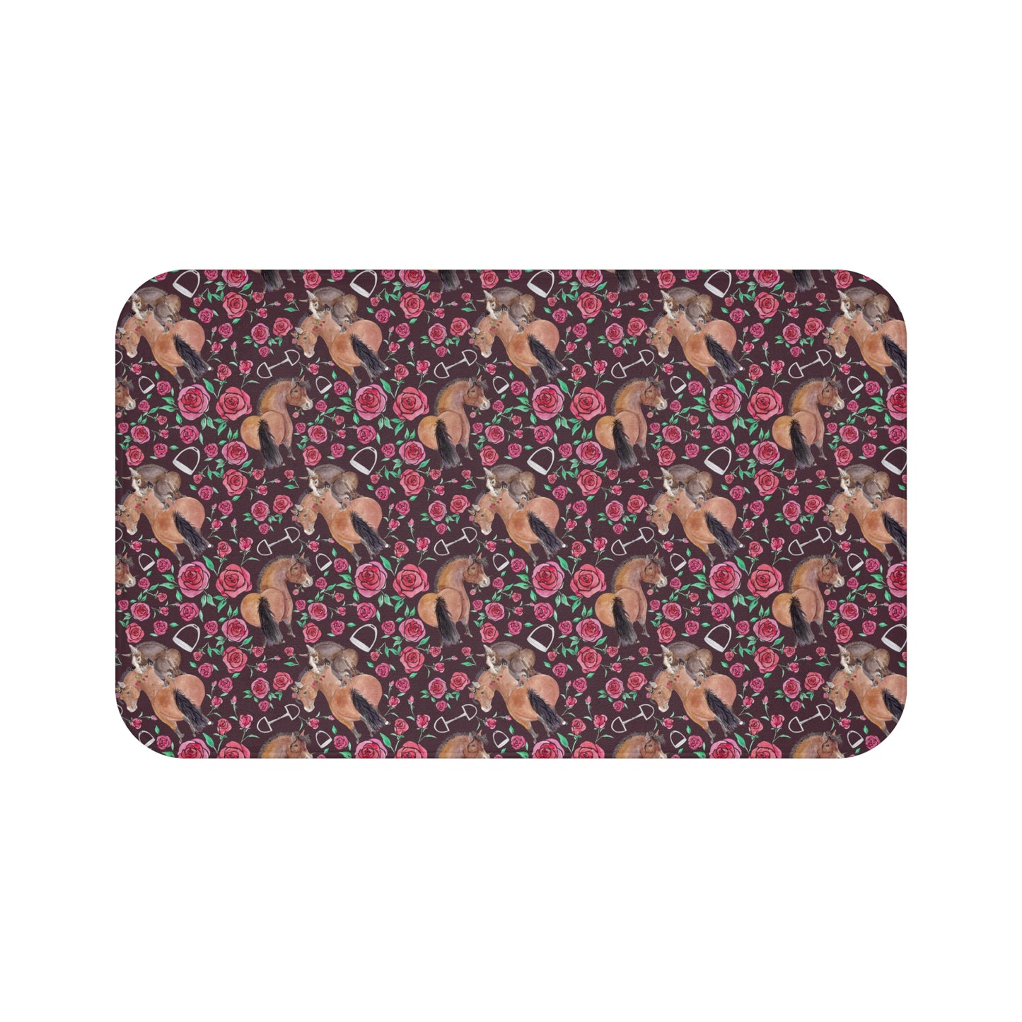 ]Adorable Ponies Rose and Rico Bath Mat