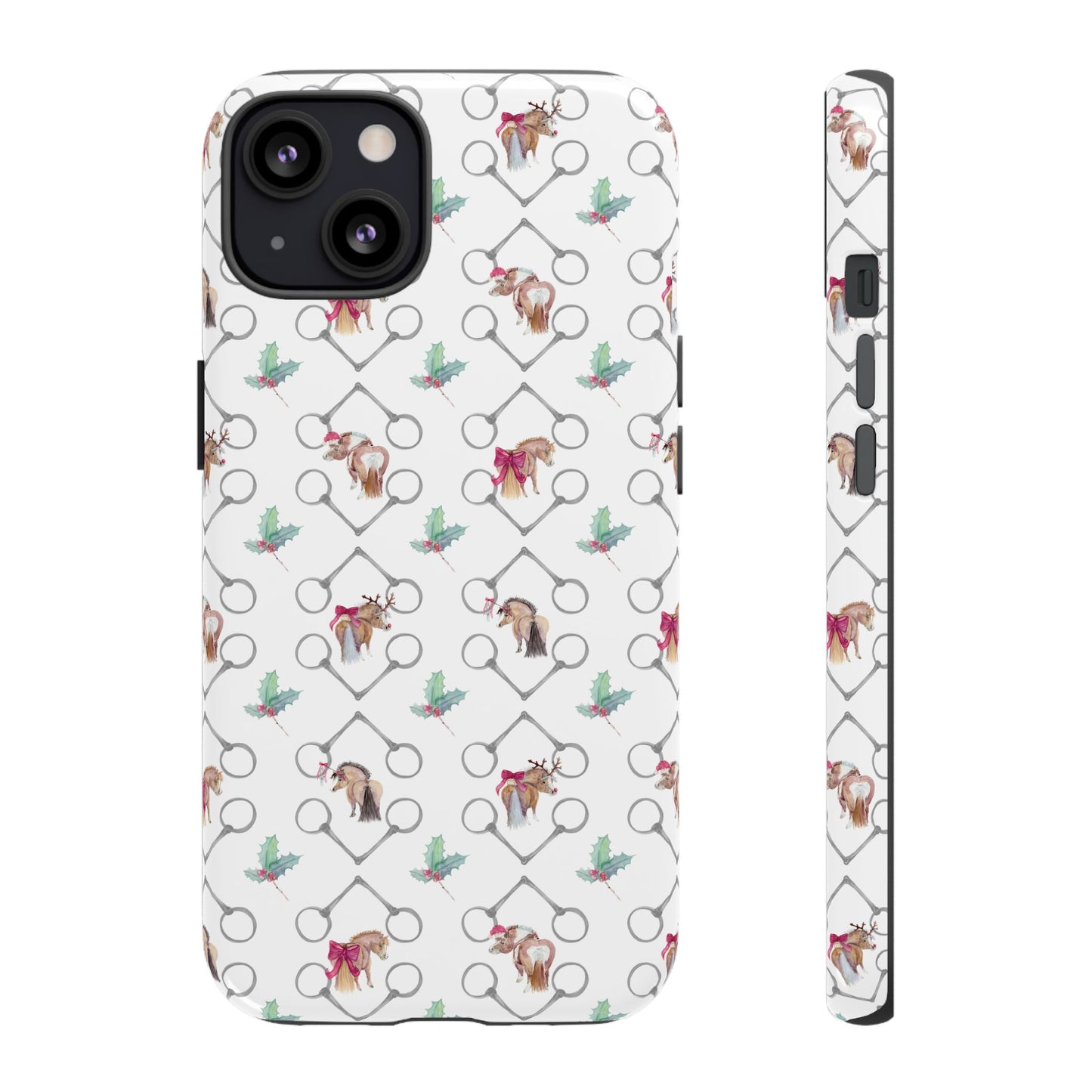 Adorable Ponies and holly Tough Phone Cases