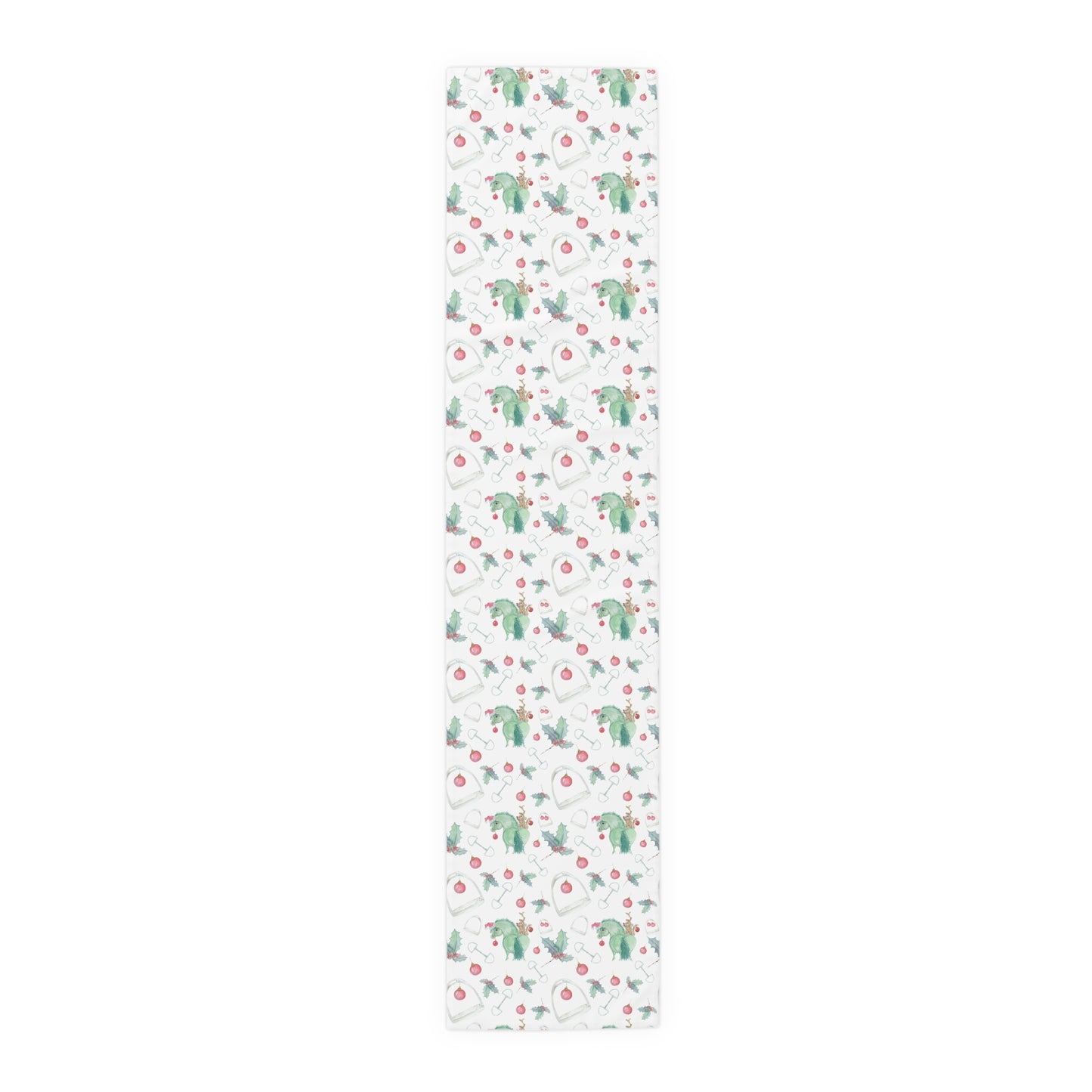 Adorable little Grinchy pony  Table Runner (Cotton)