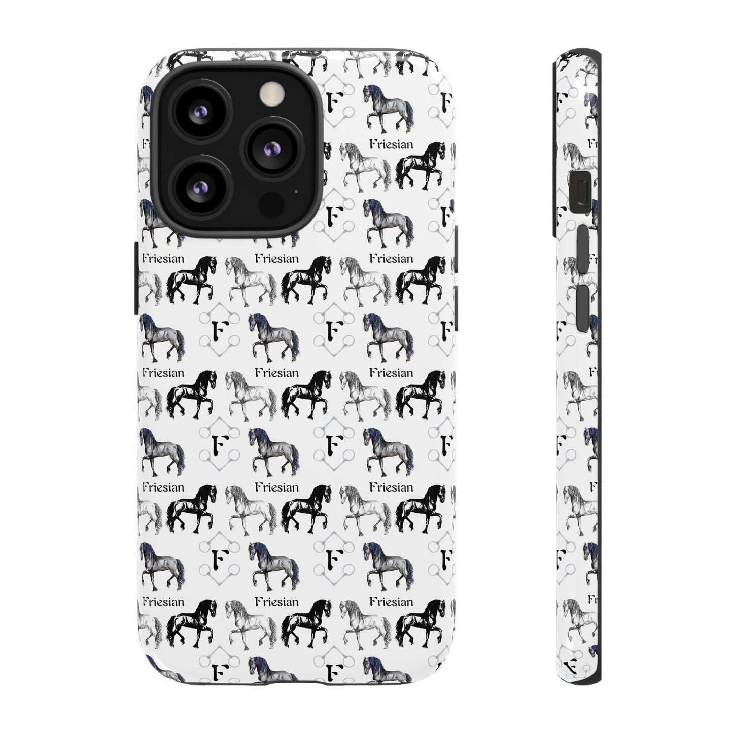 F is for Friesian Tough Phone Case