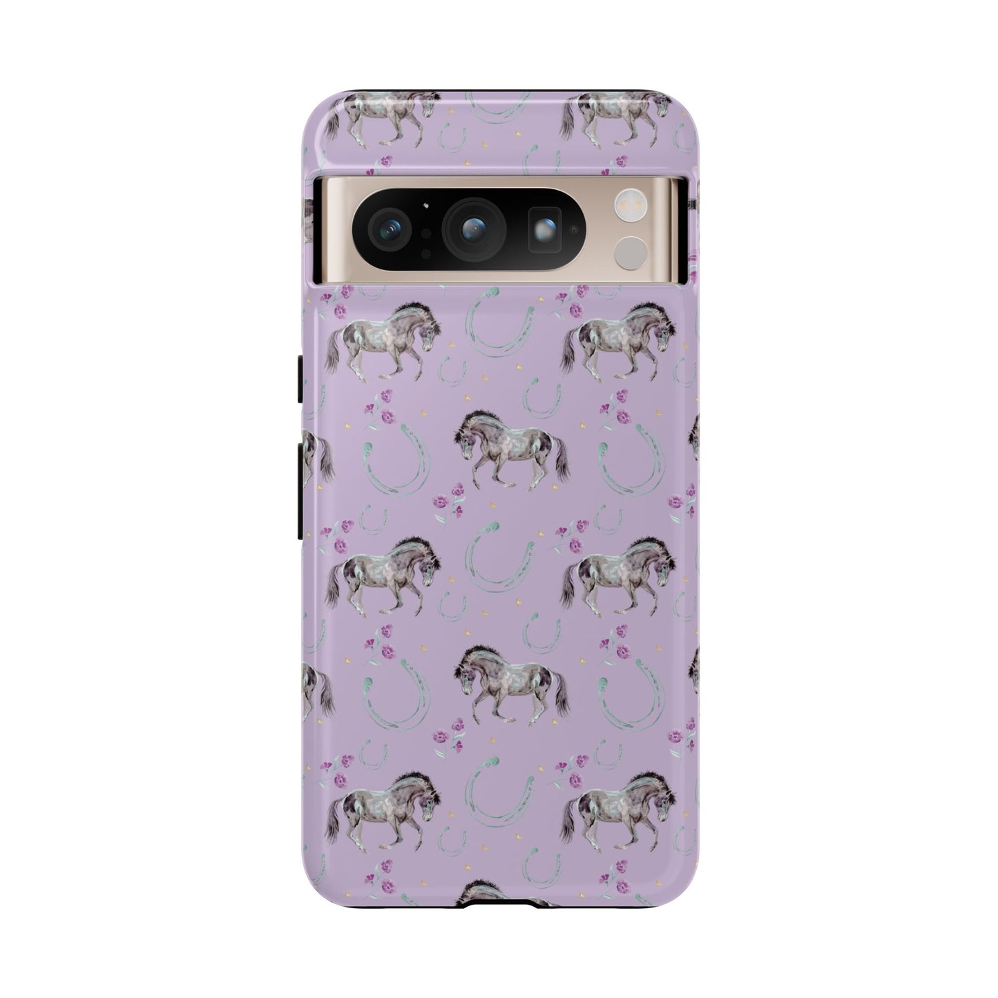 Lucky Mustangs in Lavender Tough Phone Case