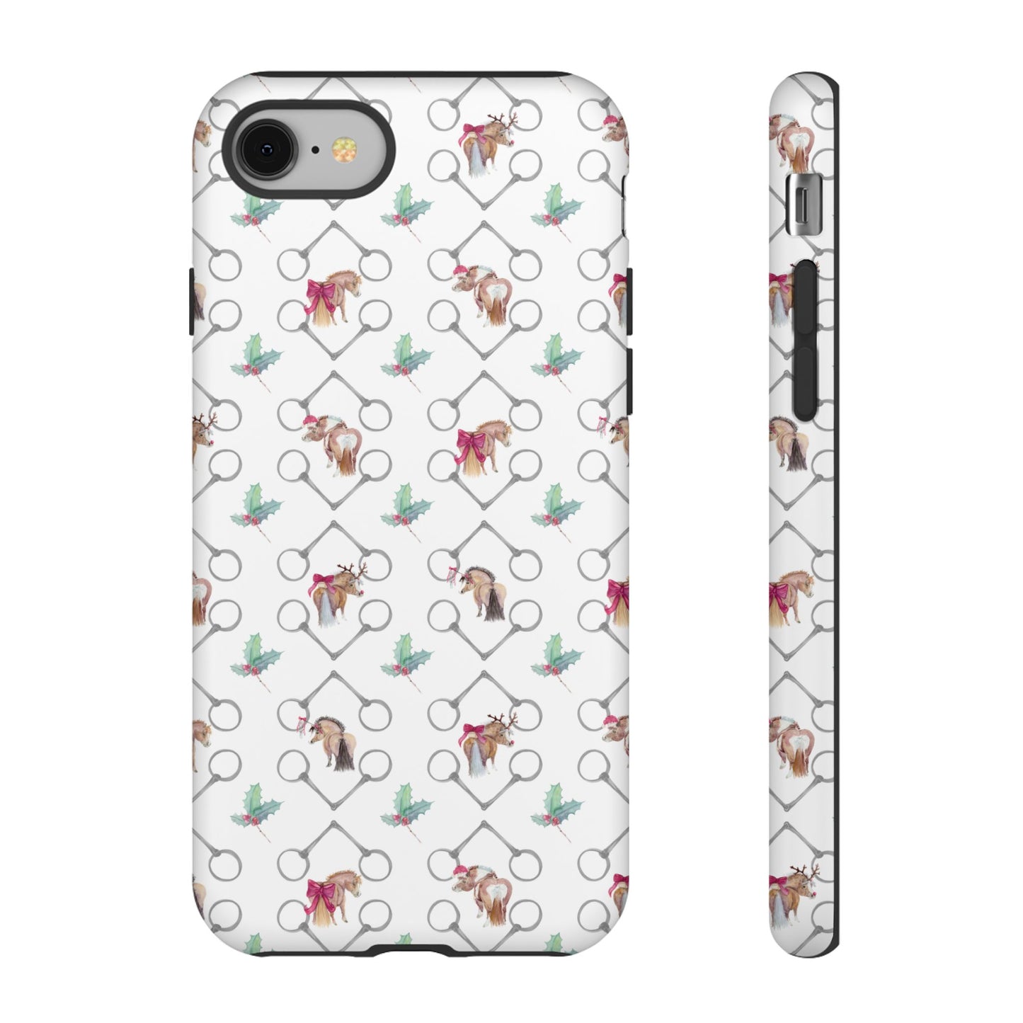 Adorable Ponies and holly Tough Phone Cases