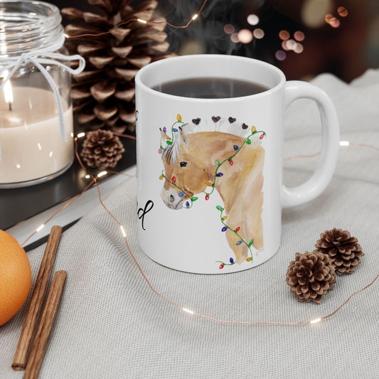 Lights and Love — Fjord Horse Mug