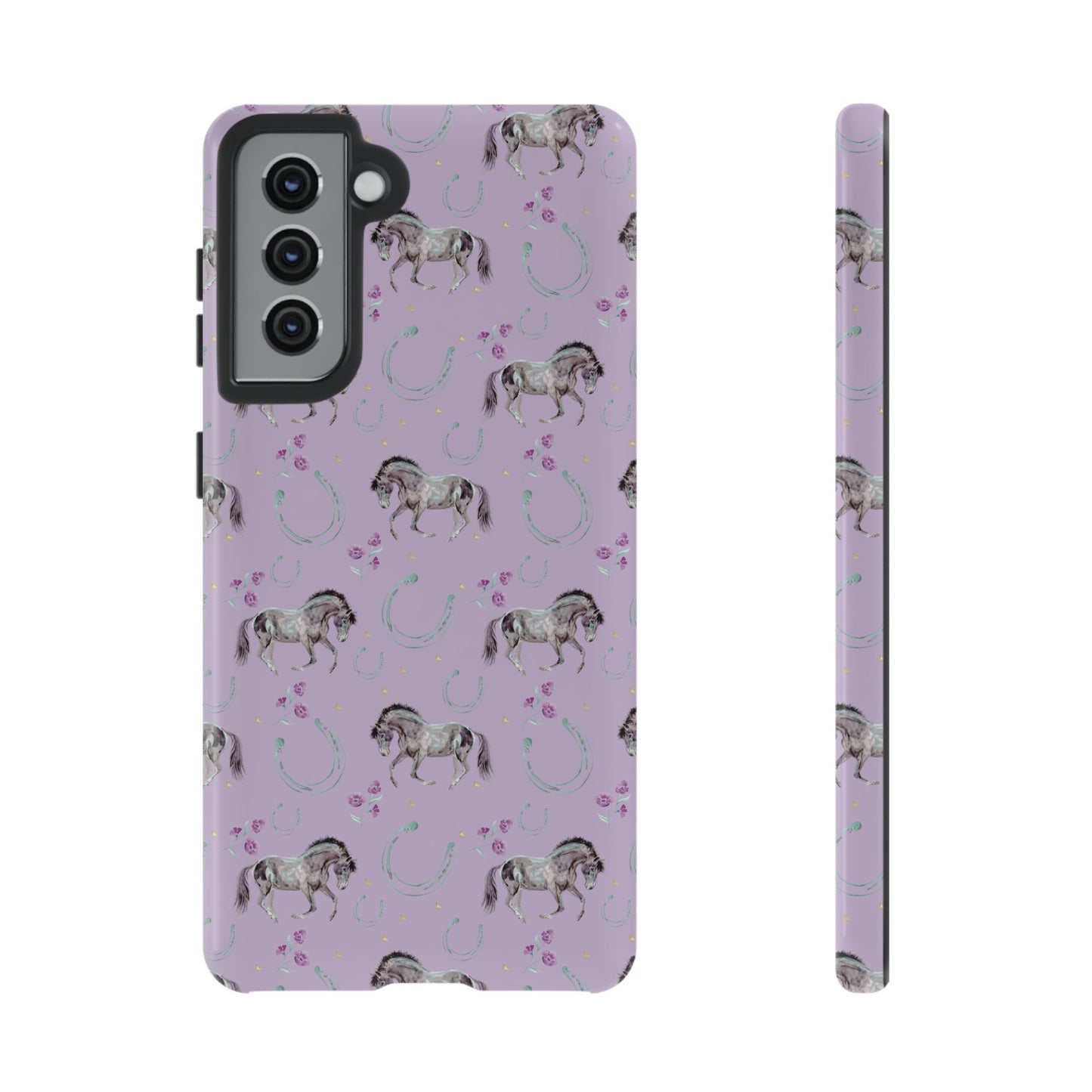 Lucky Mustangs in Lavender Tough Phone Case