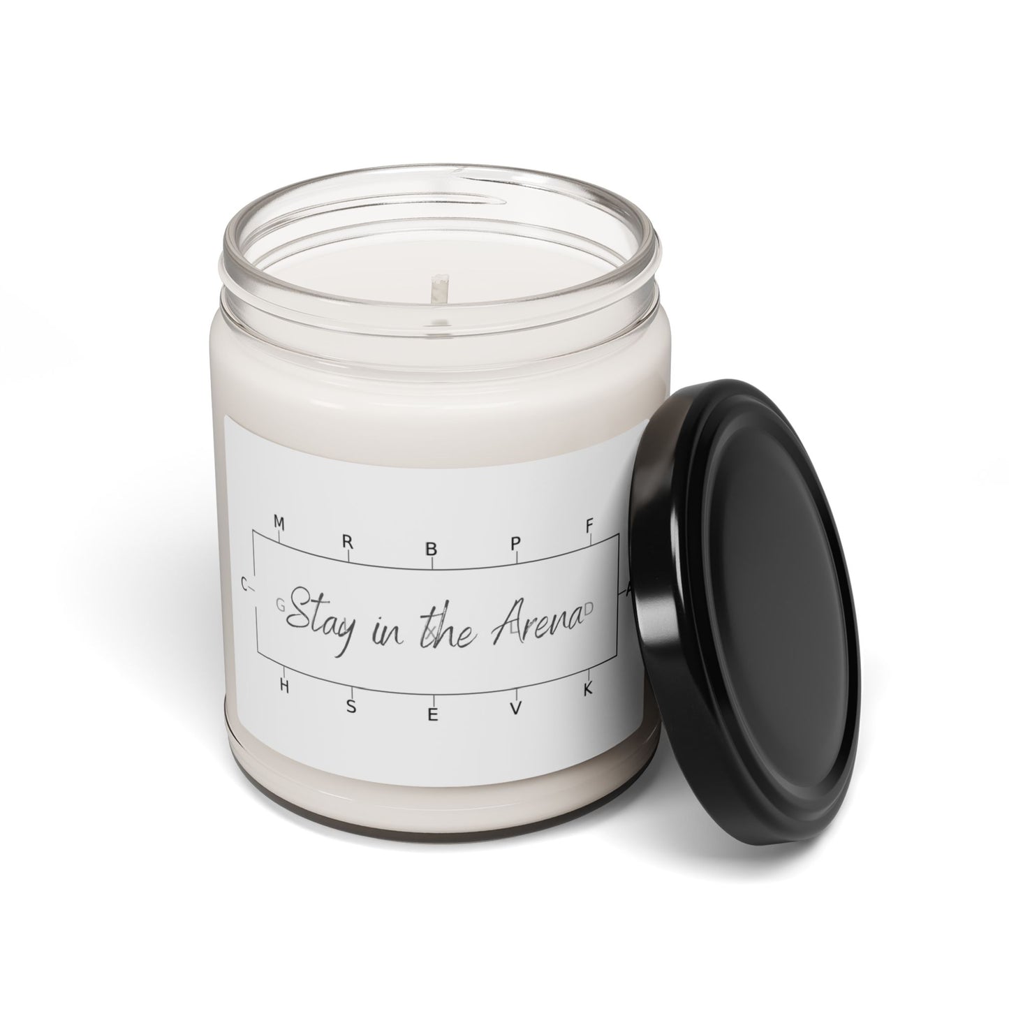 Stay in the Arena Scented Soy Candle, 9oz