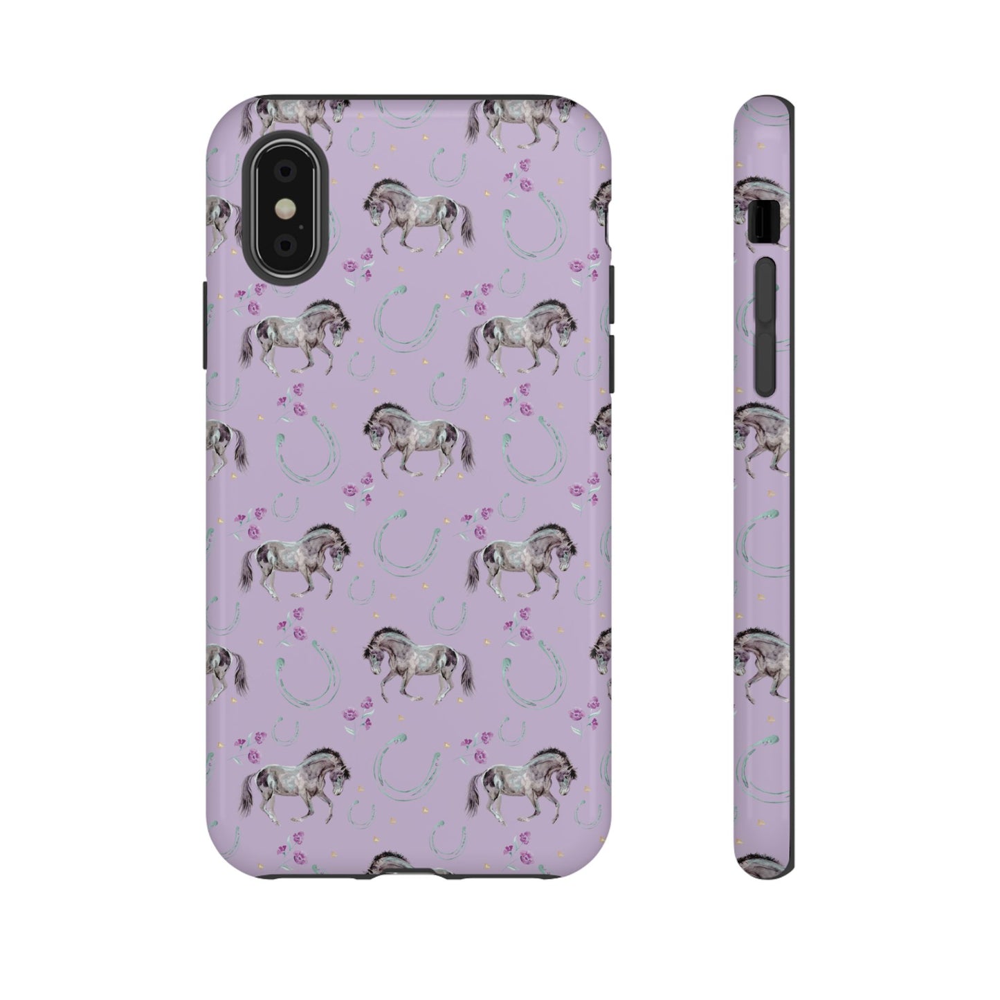 Lucky Mustangs in Lavender Tough Phone Case