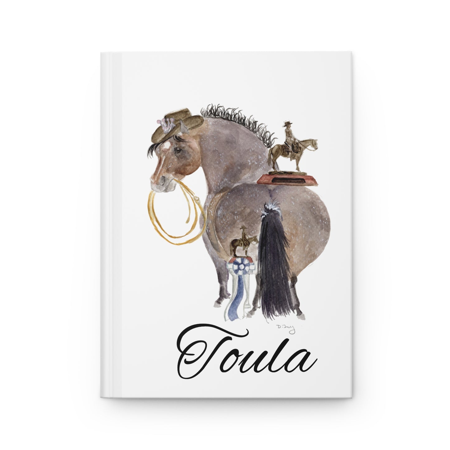 Hardcover Journal Matte -Adorable little Toula