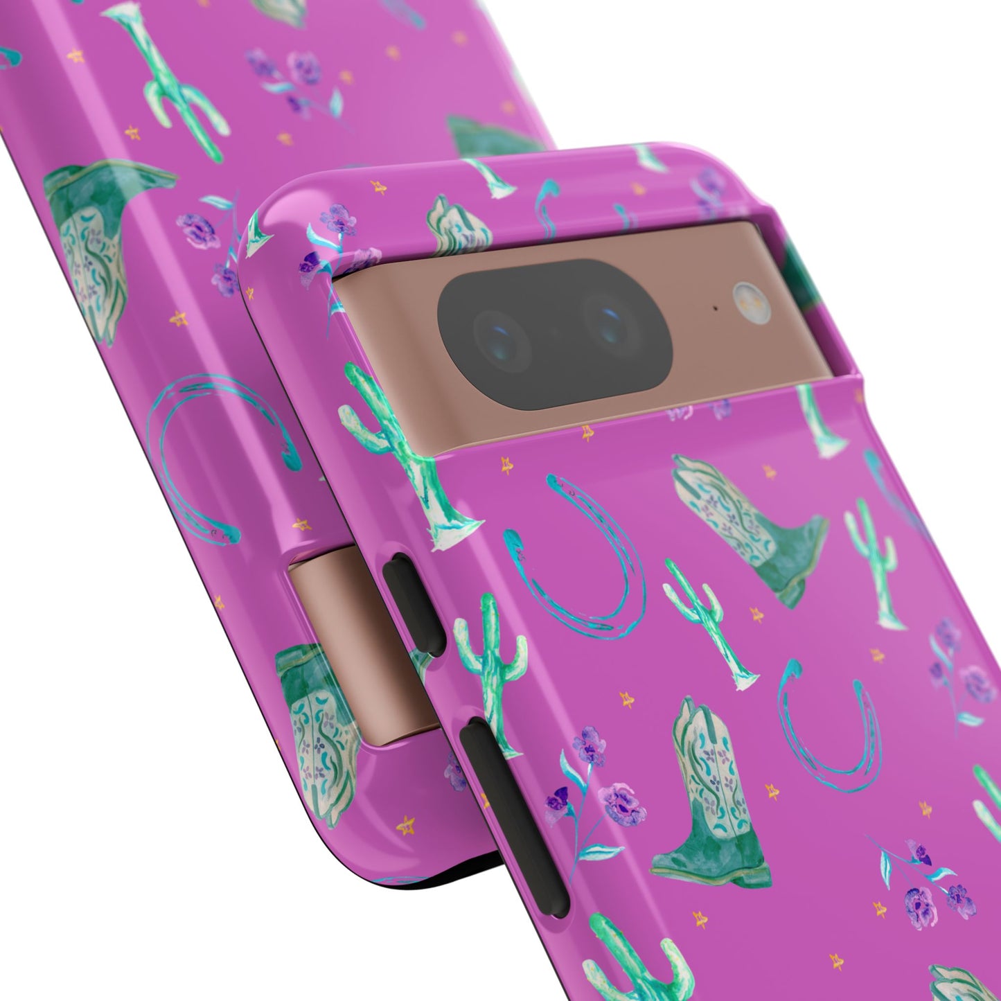 Lucky Boots in Pink Tough Phone Case