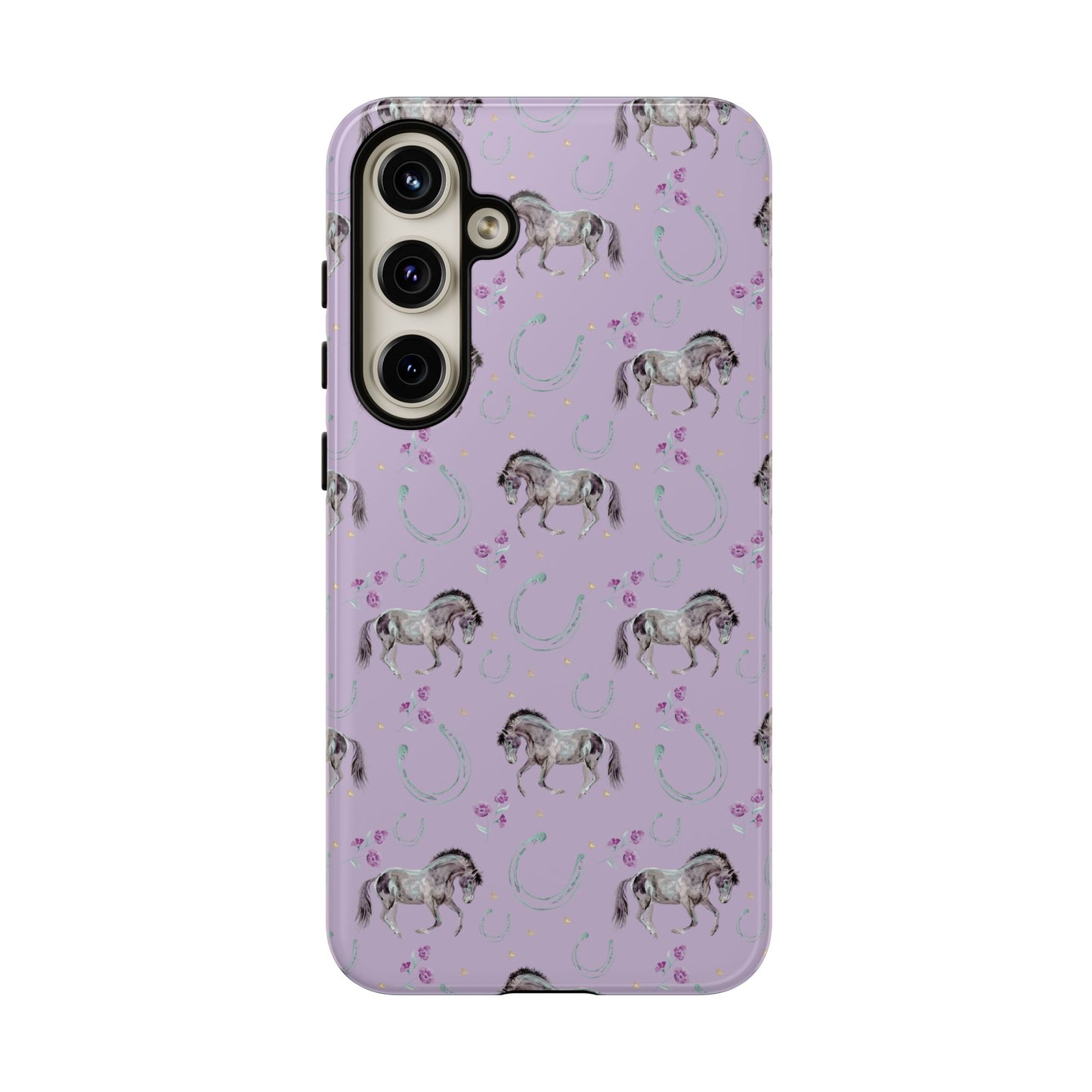 Lucky Mustangs in Lavender Tough Phone Case