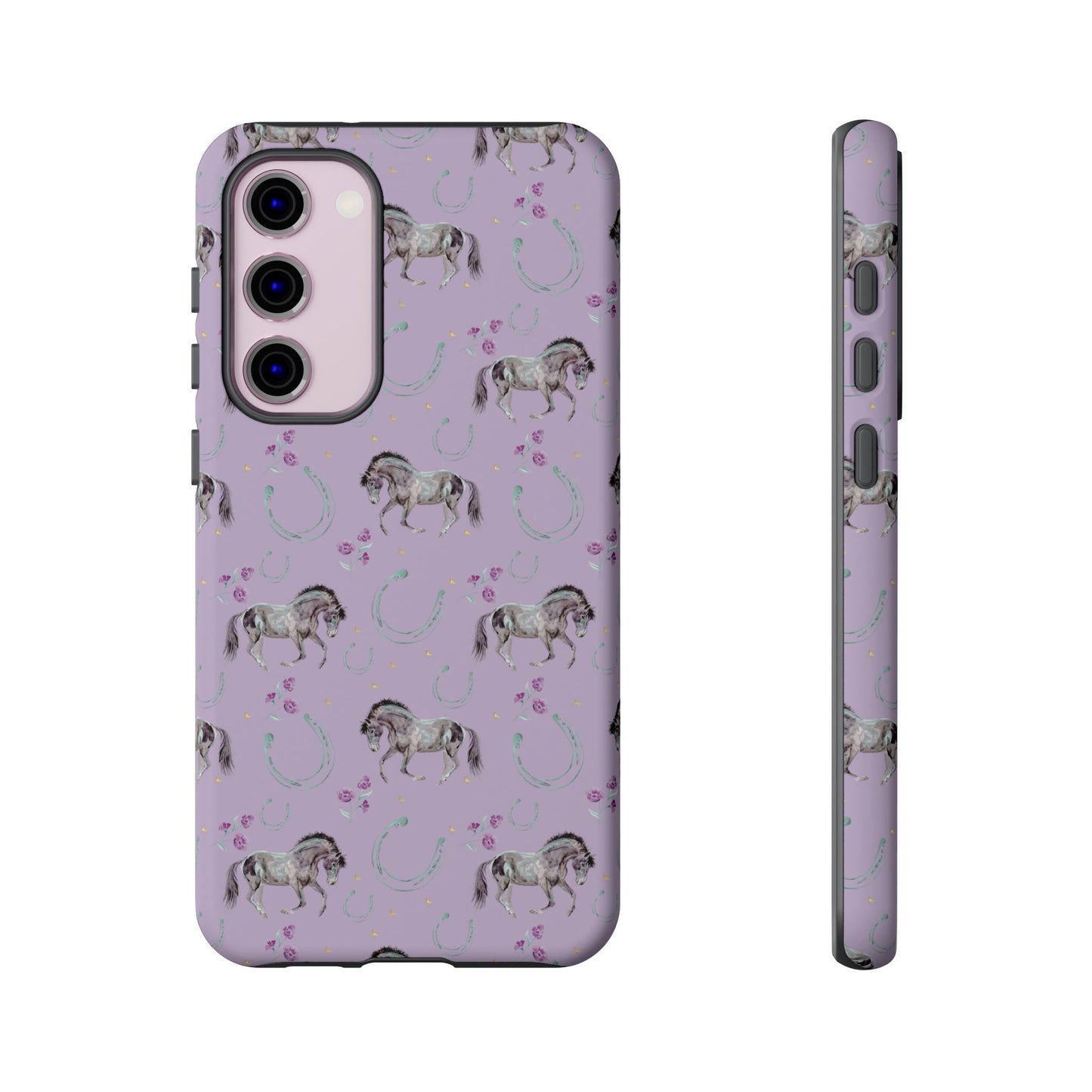 Lucky Mustangs in Lavender Tough Phone Case