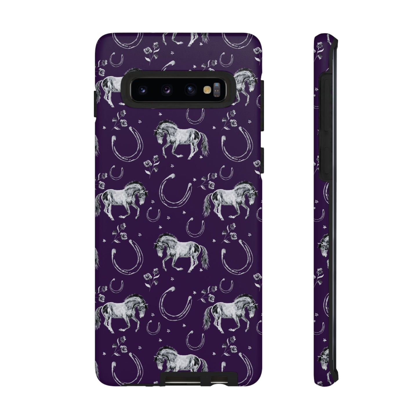 Lucky Mustang in Dark Purple Tough Phone Case