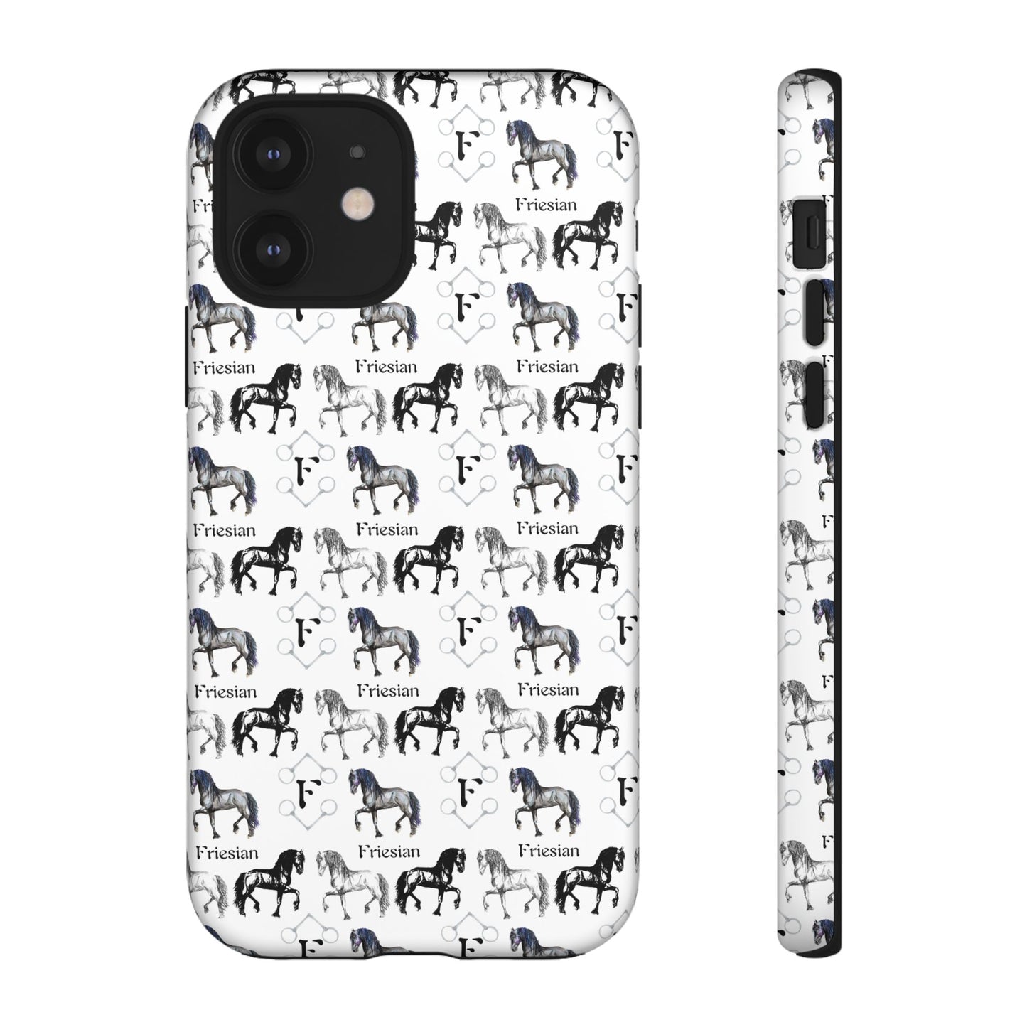 F is for Friesian Tough Phone Case