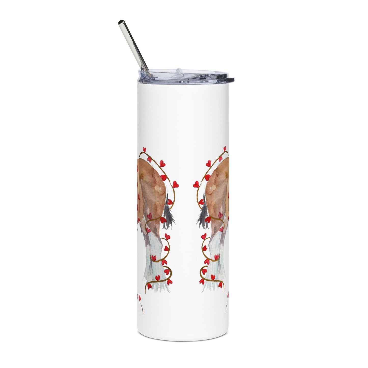 I Mustache you to be my Valentine- Clydesdale - Tumbler