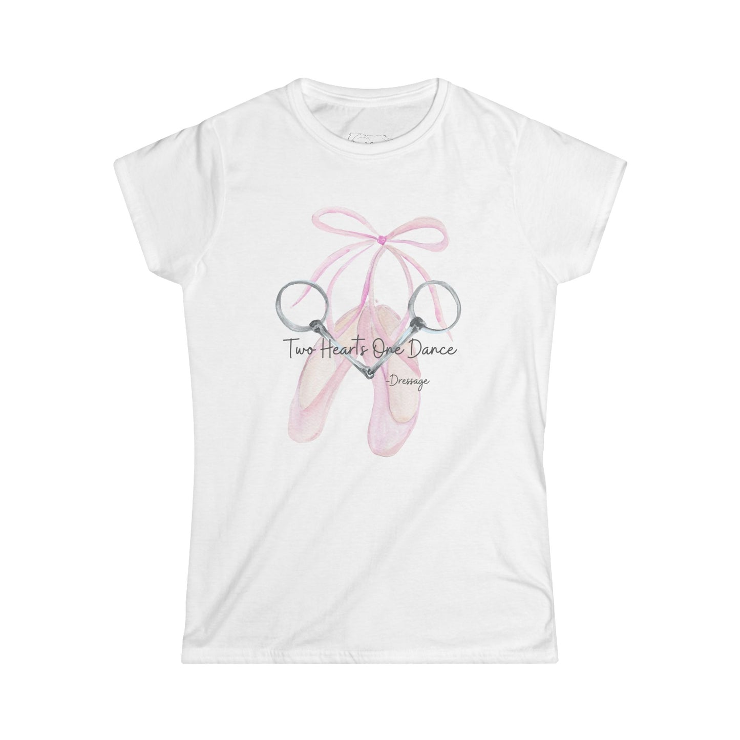 Two Hearts One Dance Women's Softstyle Tee-