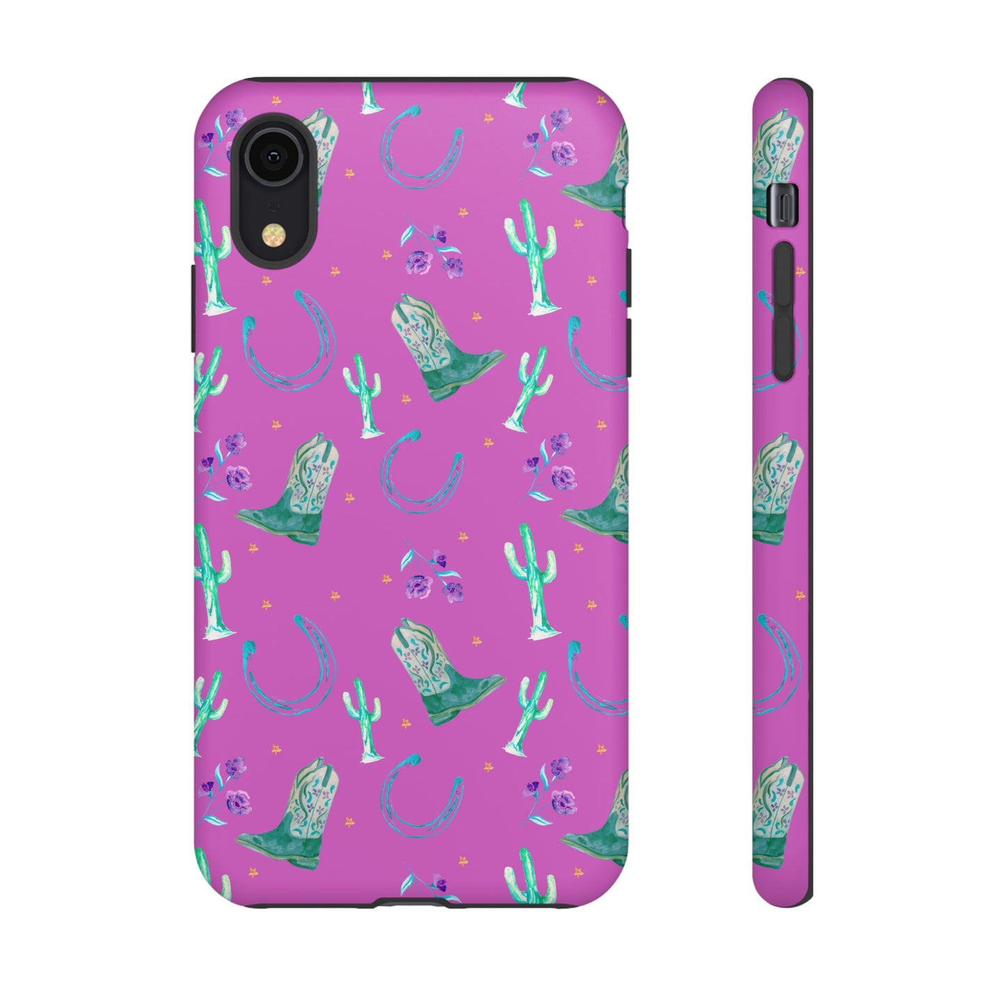 Lucky Boots in Pink Tough Phone Case