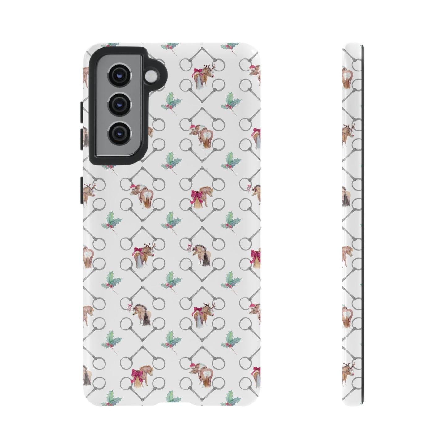 Adorable Ponies and holly Tough Phone Cases