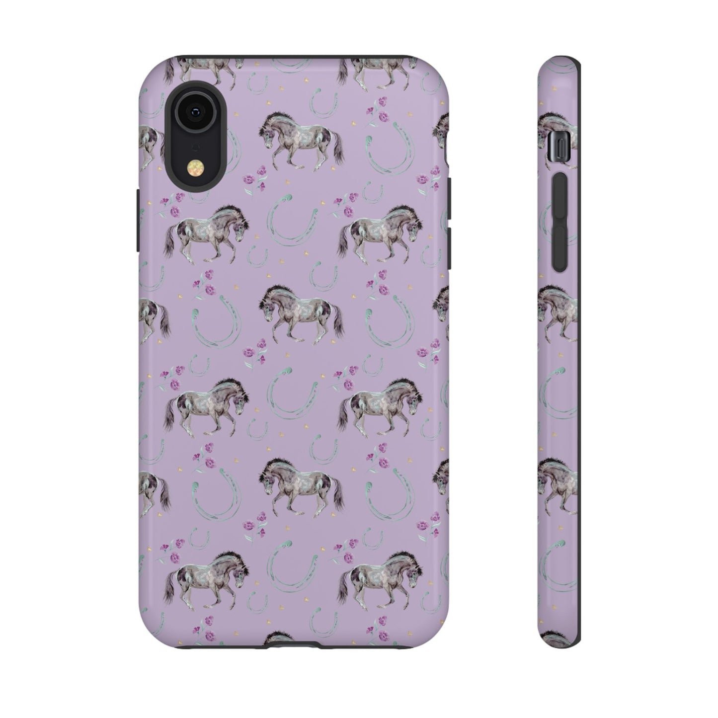 Lucky Mustangs in Lavender Tough Phone Case