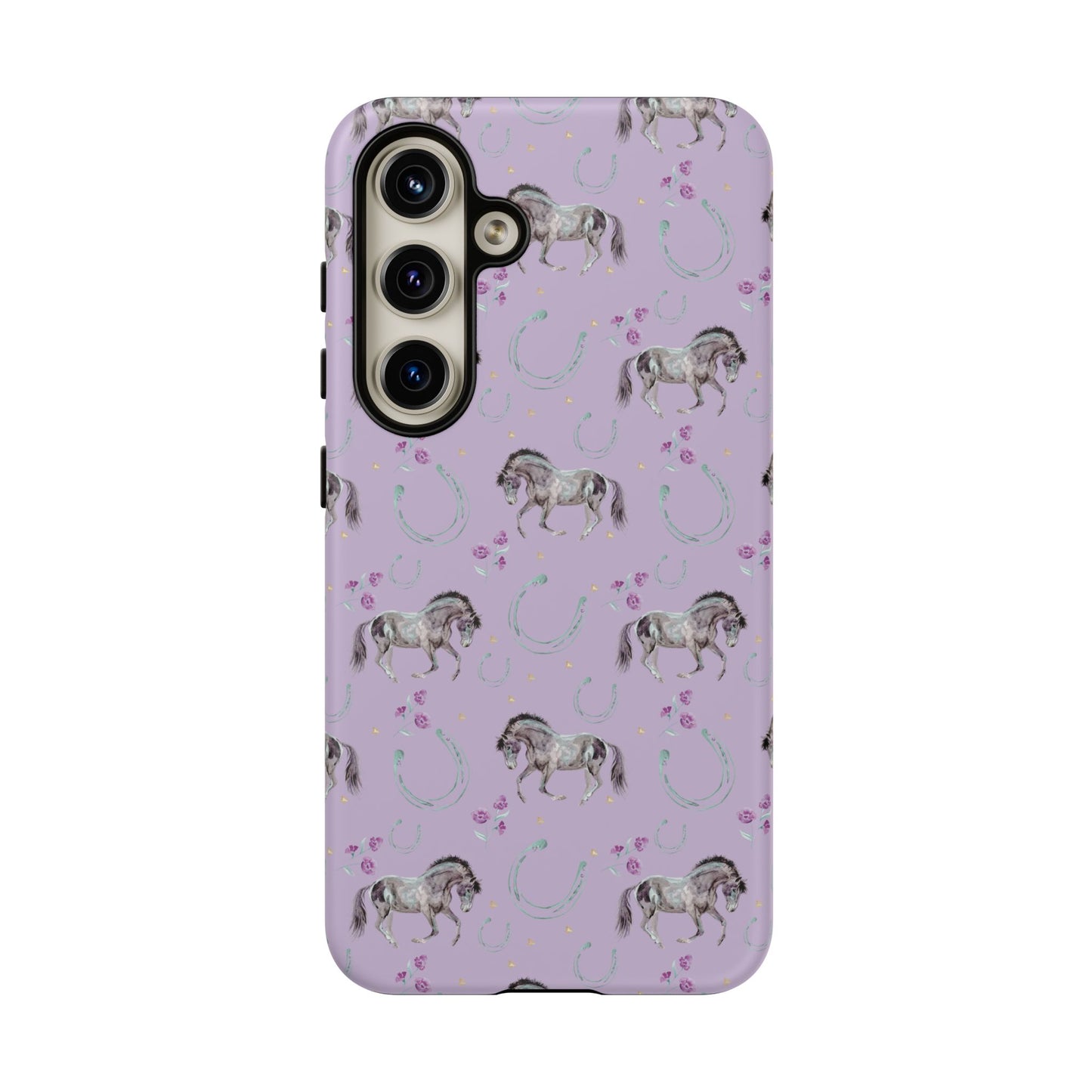 Lucky Mustangs in Lavender Tough Phone Case