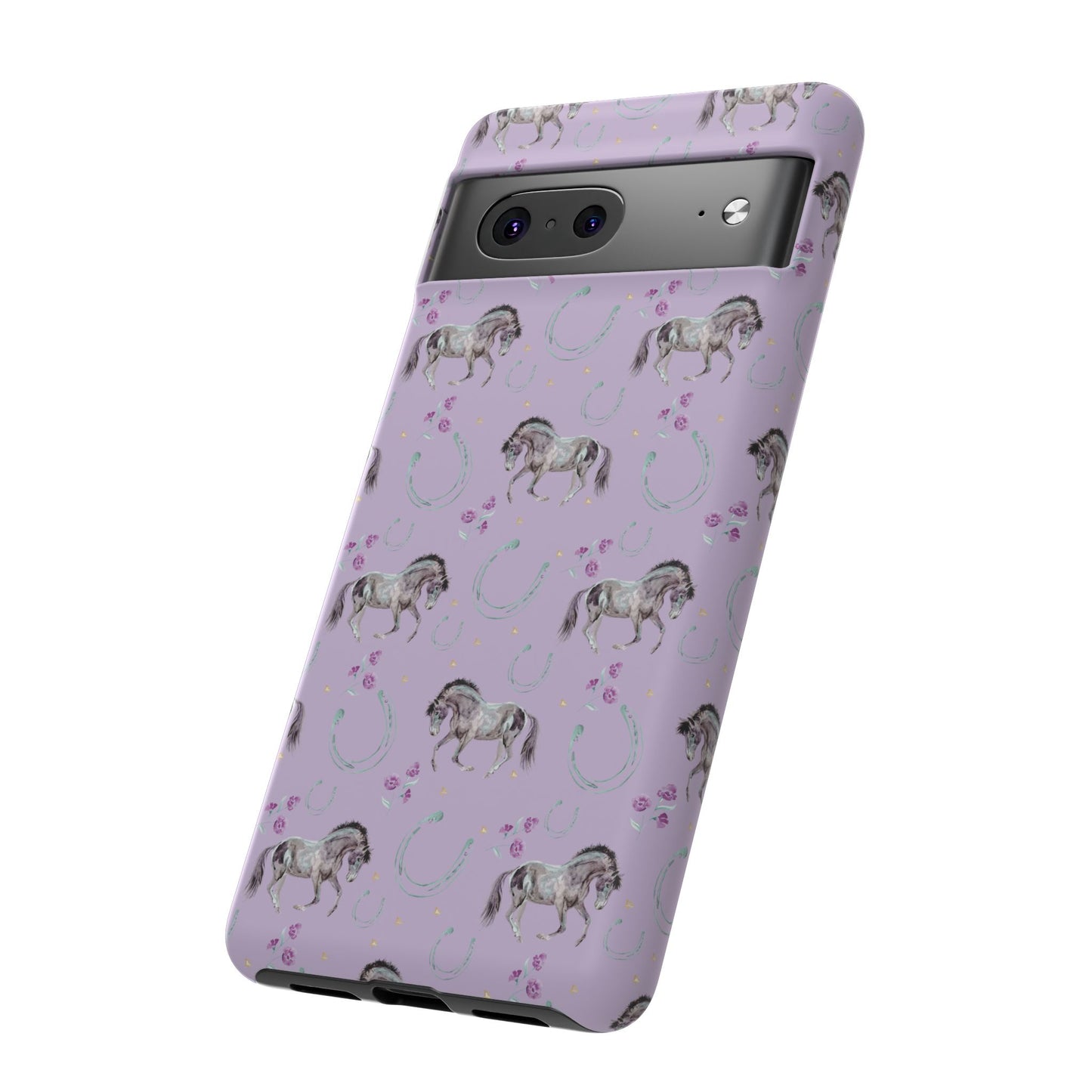 Lucky Mustangs in Lavender Tough Phone Case