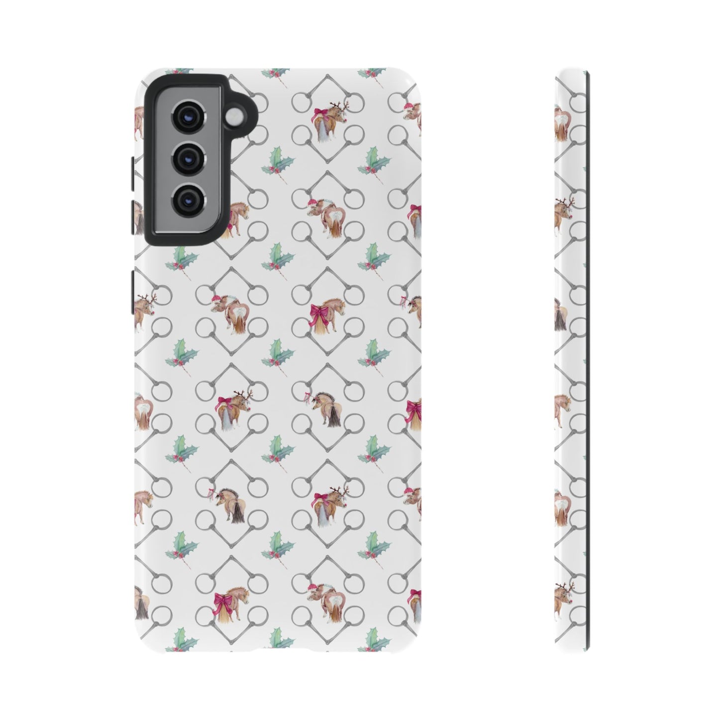 Adorable Ponies and holly Tough Phone Cases